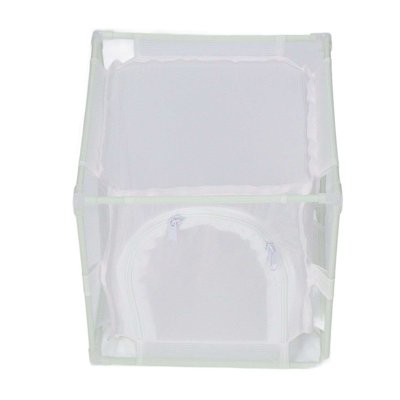 Insect Observation Cage PVC Mesh White Reusable Butterfly Habitat Breeding view 10