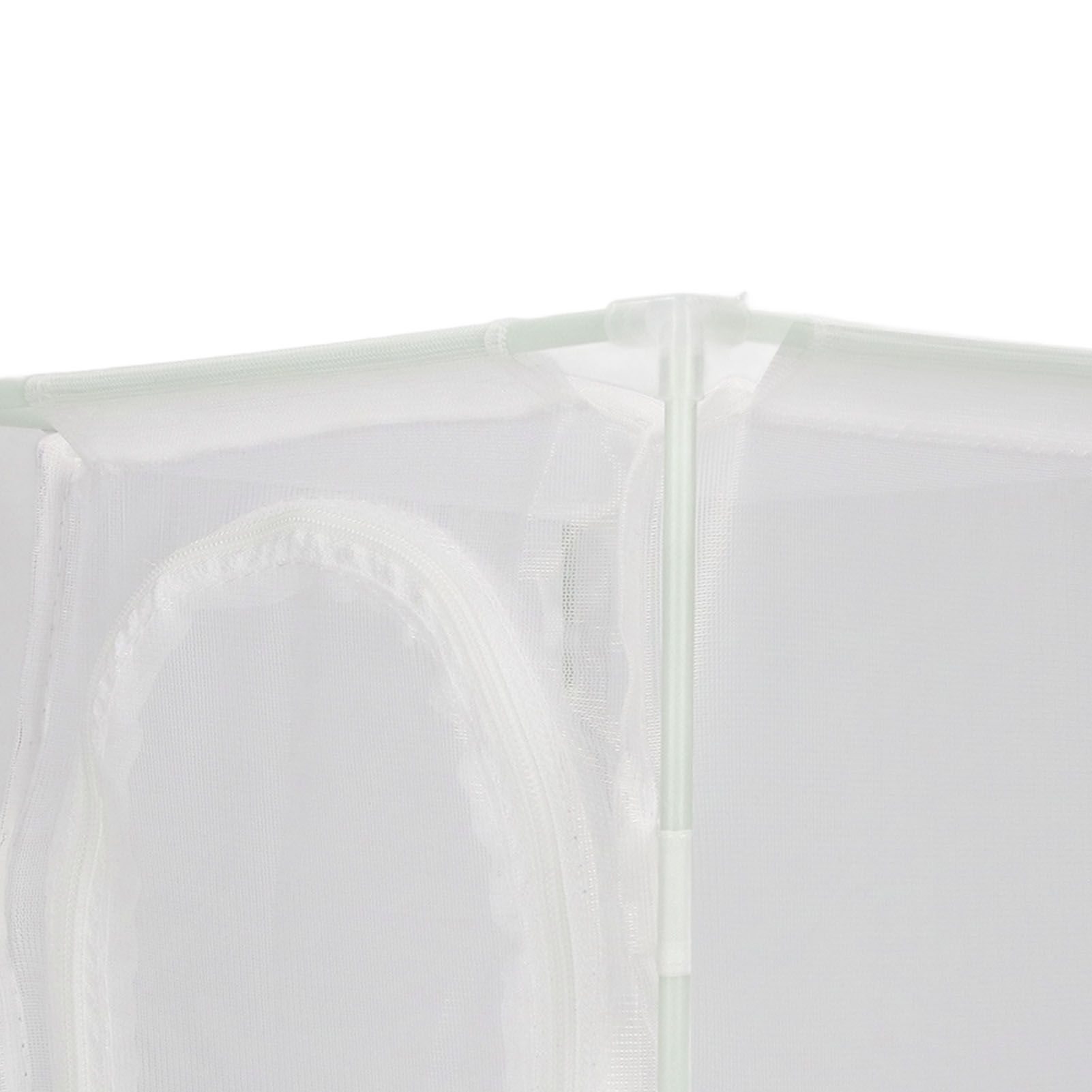 Insect Observation Cage PVC Mesh White Reusable Butterfly Habitat Breeding view 13