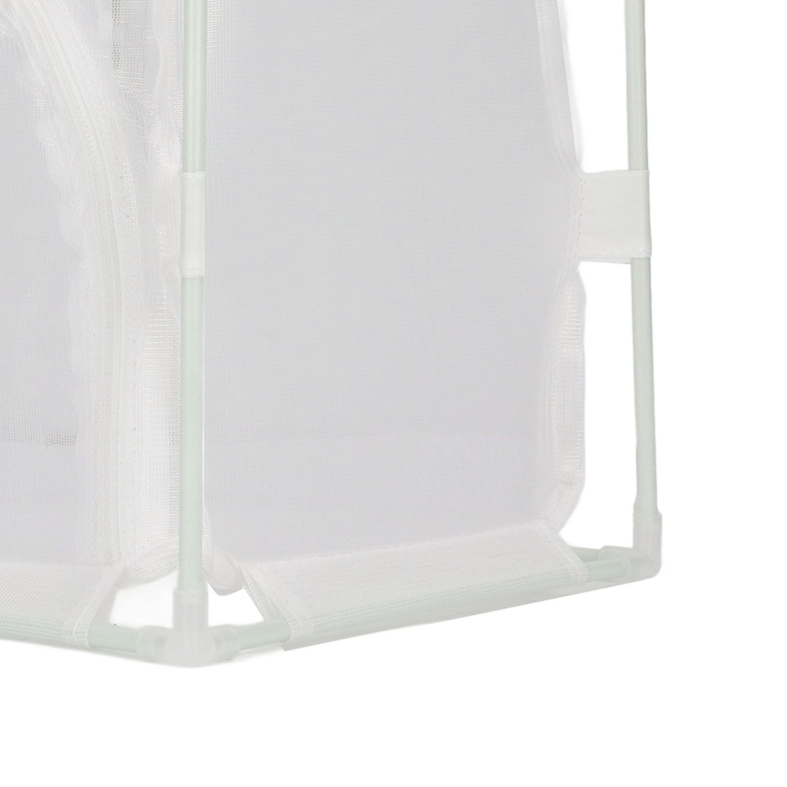 Insect Observation Cage PVC Mesh White Reusable Butterfly Habitat Breeding view 14