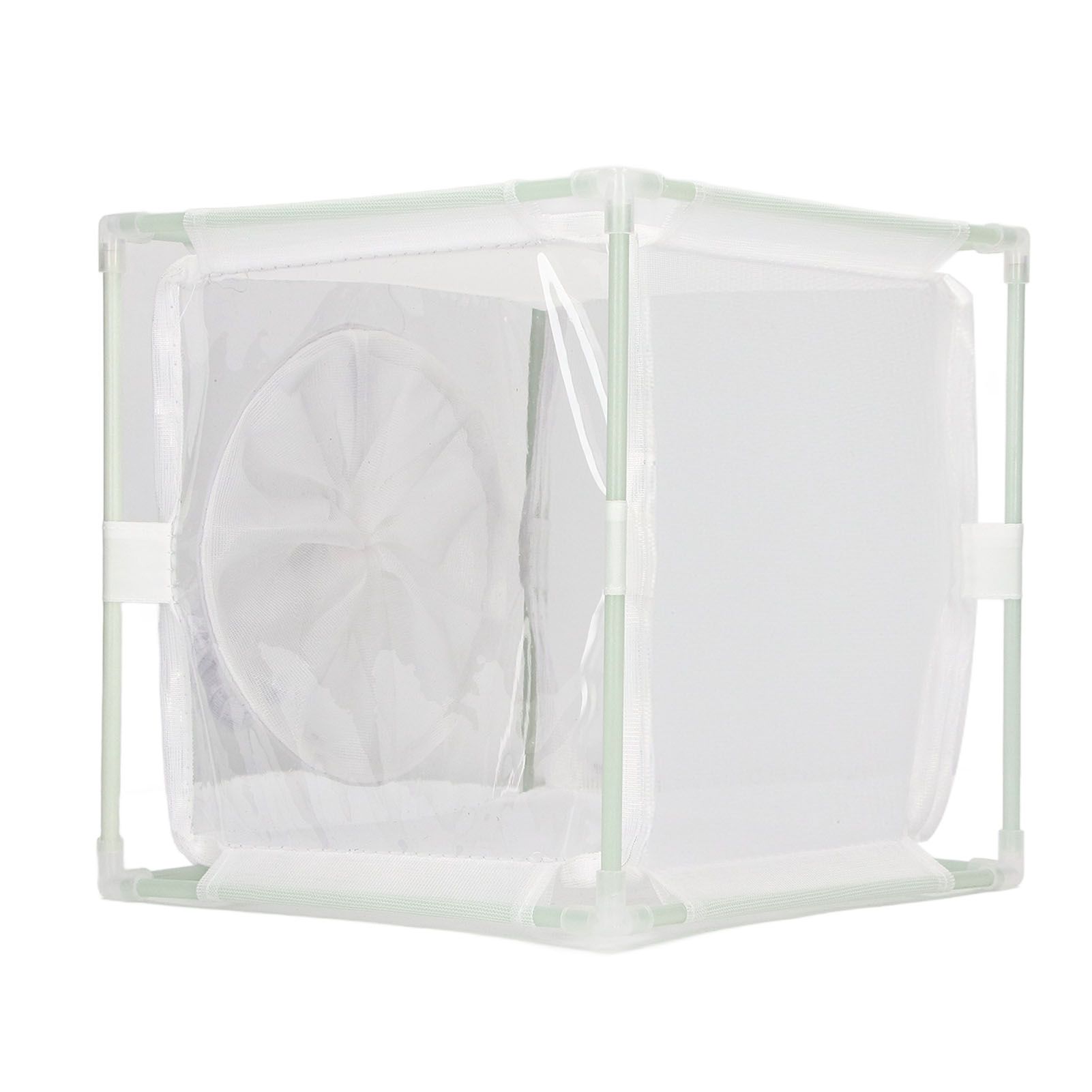 Insect Observation Cage PVC Mesh White Reusable Butterfly Habitat Breeding view 6