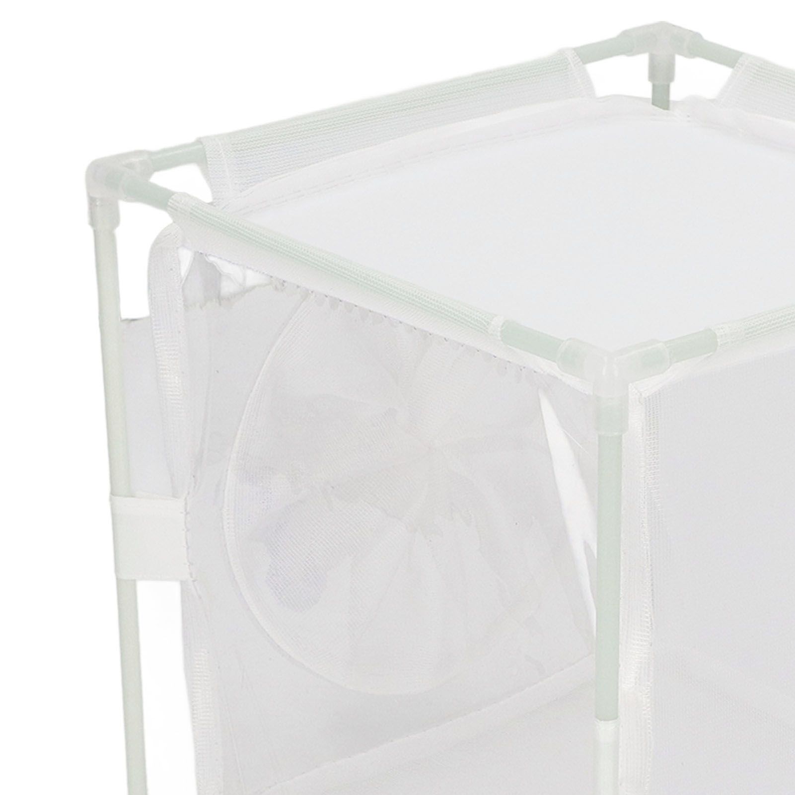 Insect Observation Cage PVC Mesh White Reusable Butterfly Habitat Breeding view 13
