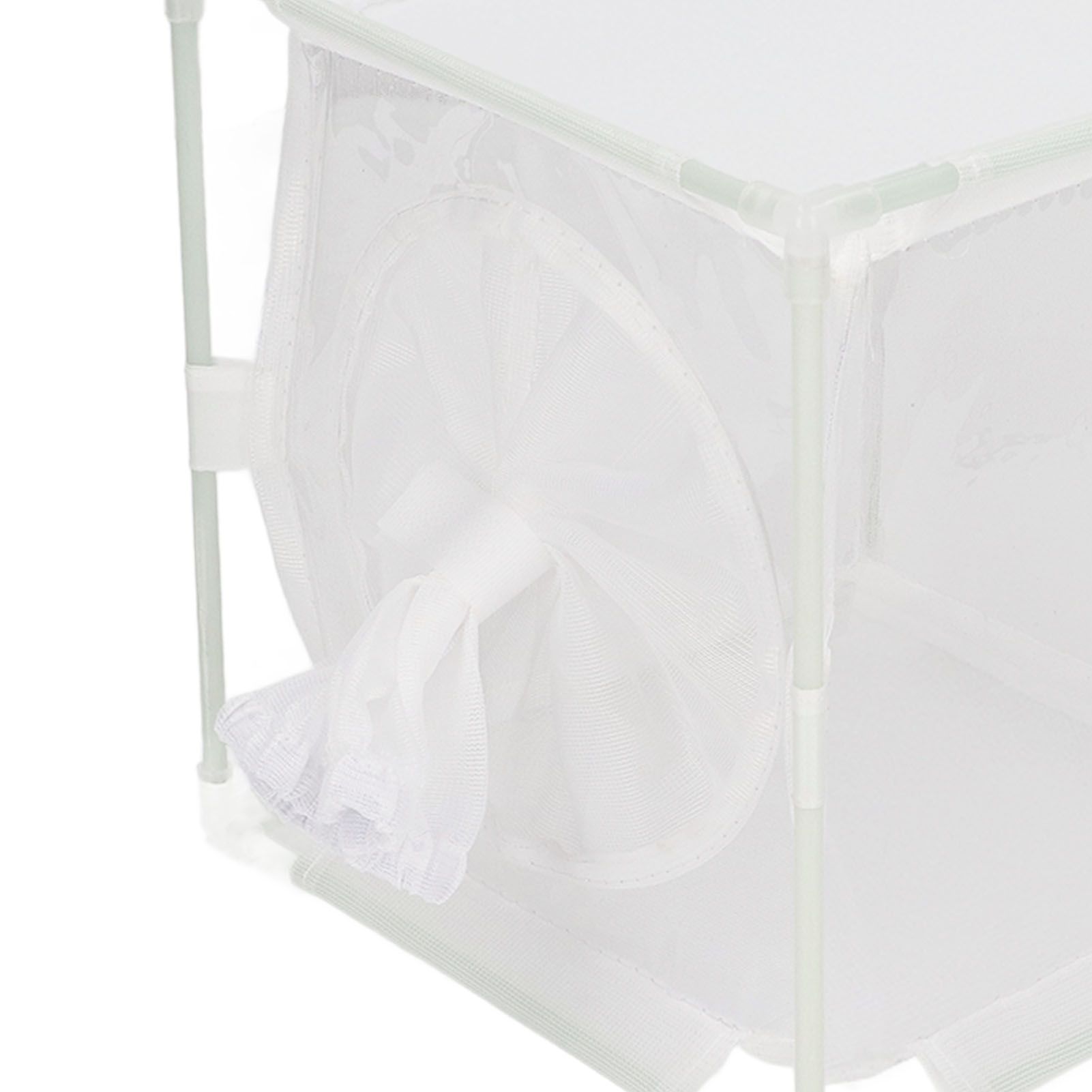 Insect Observation Cage PVC Mesh White Reusable Butterfly Habitat Breeding view 14
