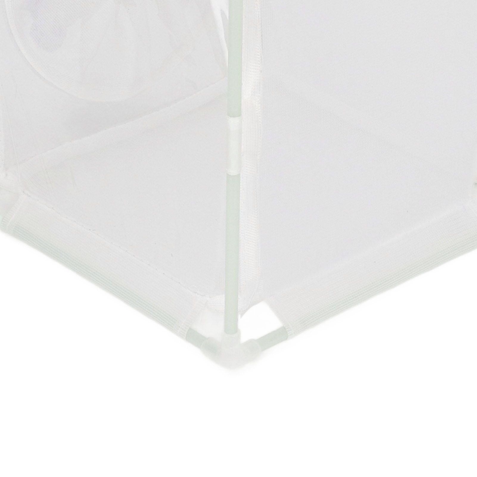Insect Observation Cage PVC Mesh White Reusable Butterfly Habitat Breeding view 15