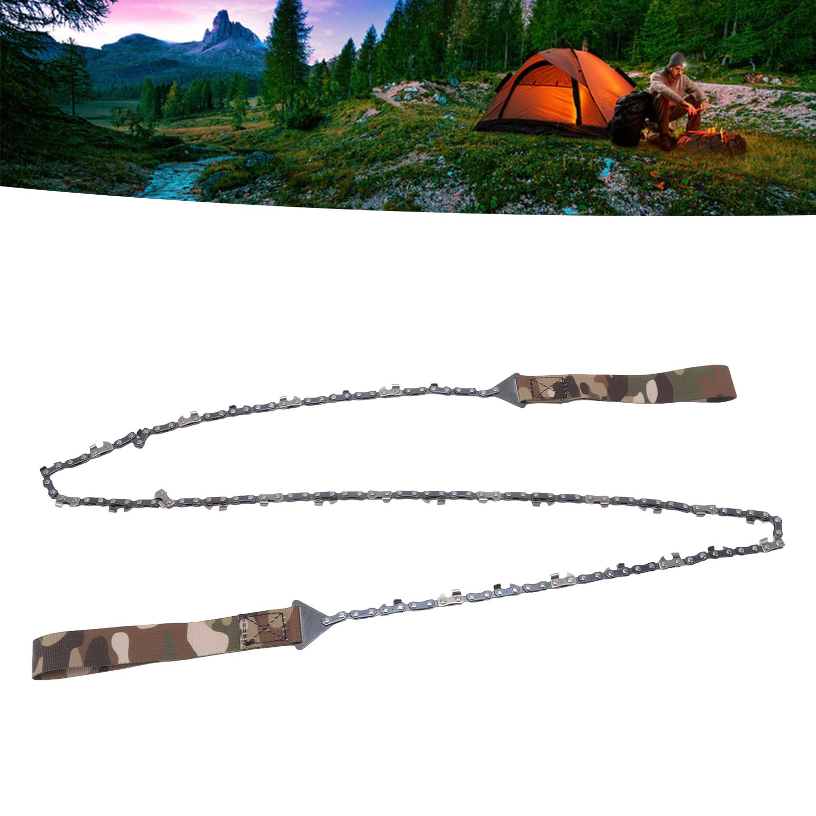 Hand Chain Saw 48in Foldable Portable Outdoor Pocket Chain Saw with Storage view 12