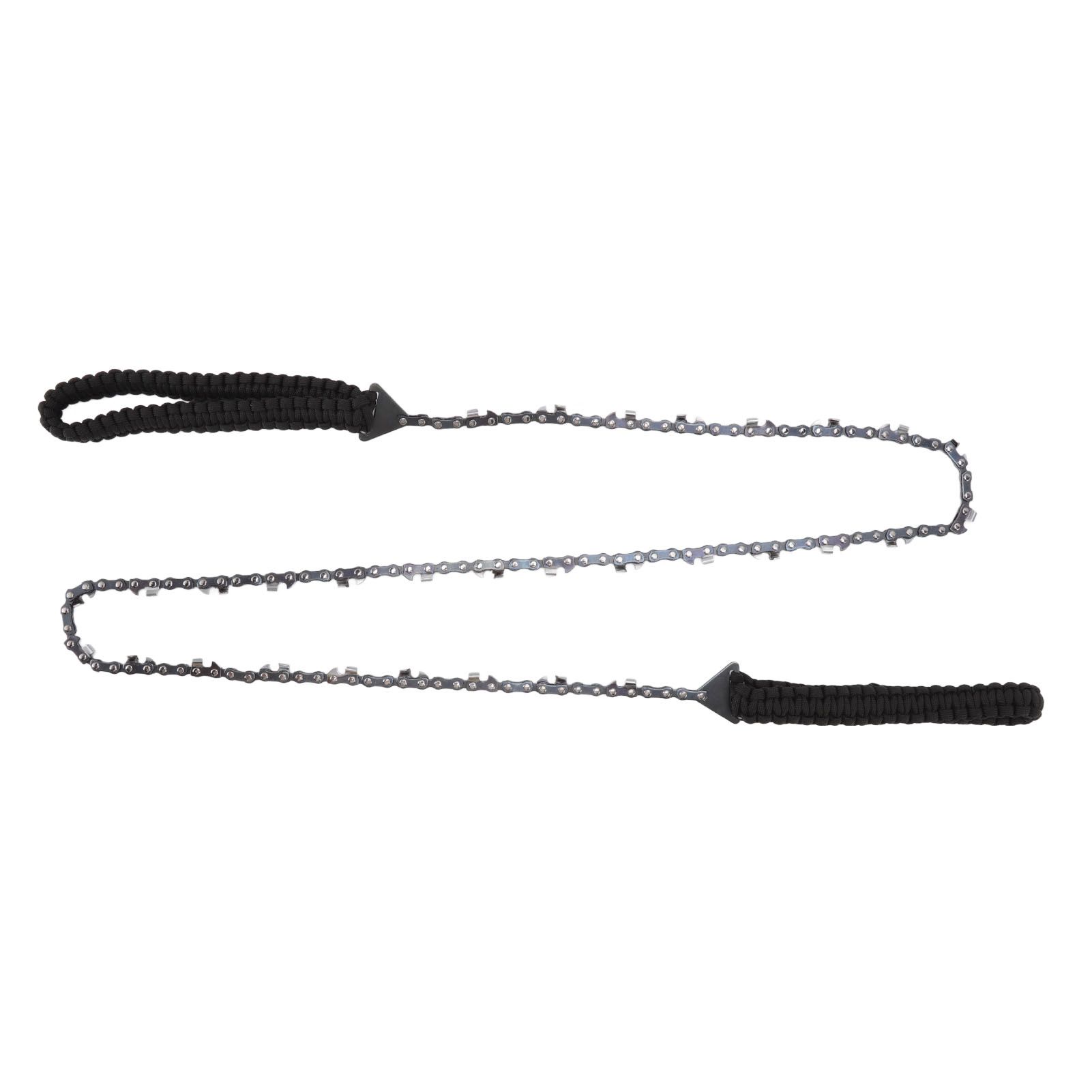 64 Links 31 Cutter 3/8 48 Inch High Reach Tree Limb Hand Rope Chain Saw with view 4