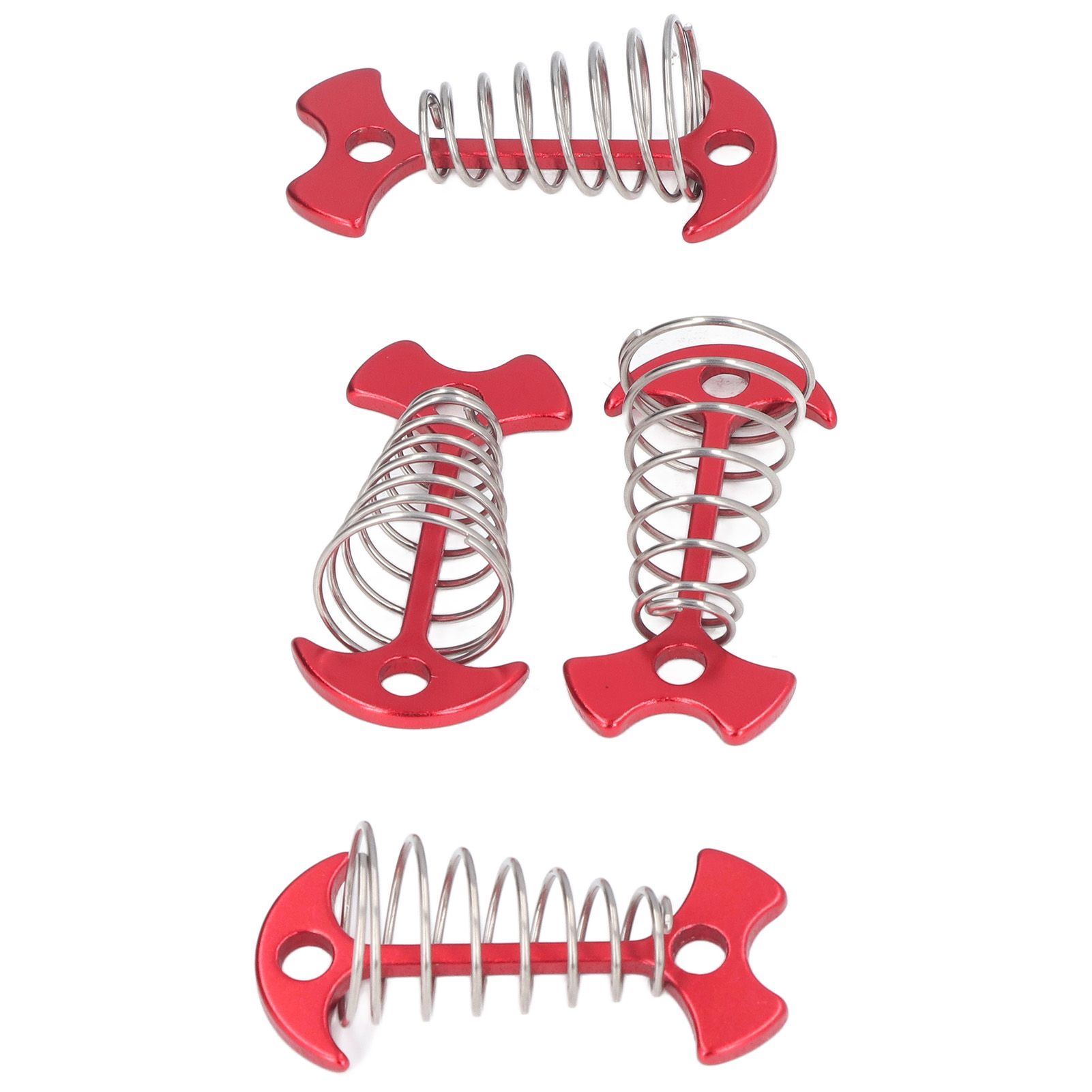 4pcs Fishbone Tent Nails Aluminum Alloy Stainless Steel Extended Plank Floor view 2