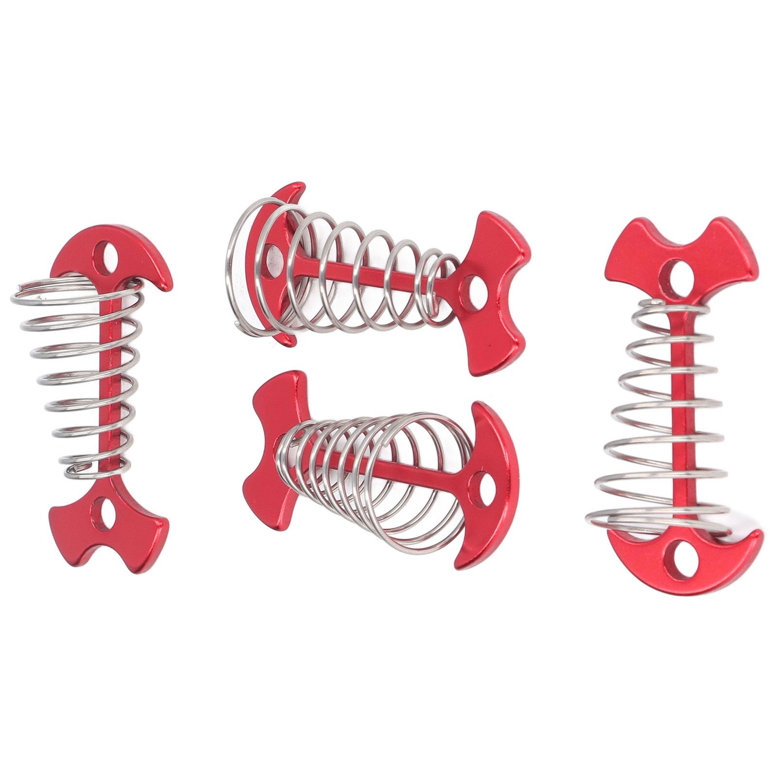 4pcs Fishbone Tent Nails Aluminum Alloy Stainless Steel Extended Plank Floor view 14