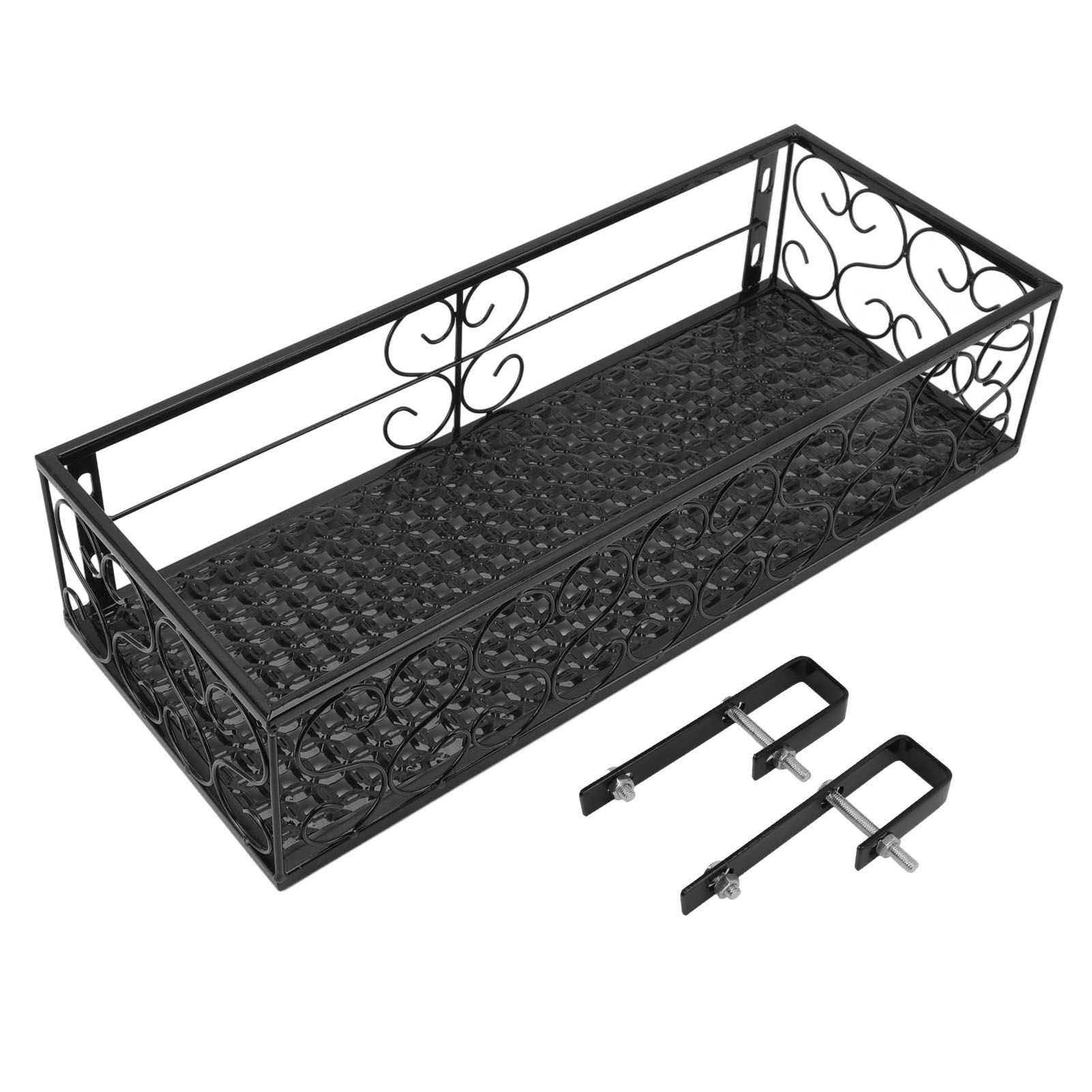 Balcony Flower Rack Hanging Flower Pot Hanger Hanging Wrought Iron Fence