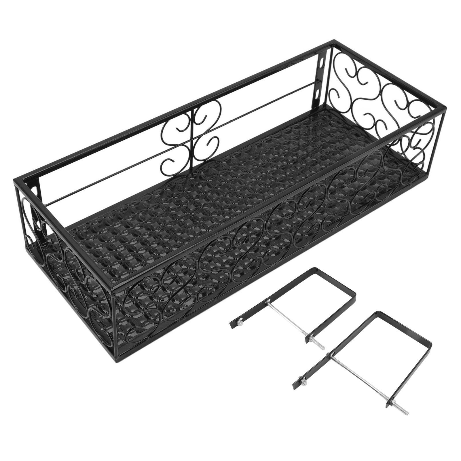 Balcony Flower Rack Hanging Flower Pot Hanger Hanging Wrought Iron Fence