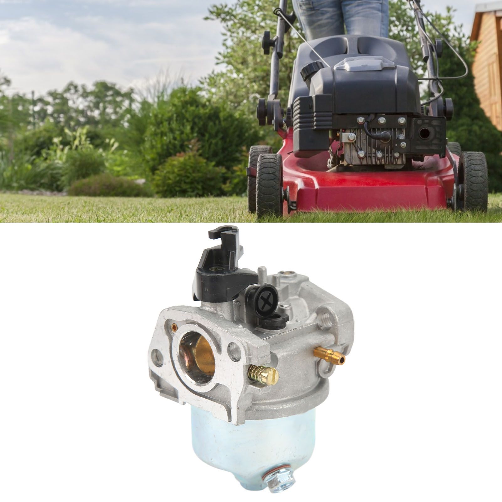 Carburetor Engine Aluminium Grass Mower Carburetor Replacement for Garden view 11