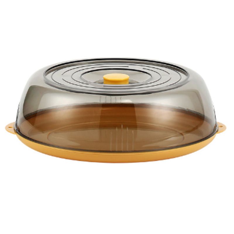 Dish Cover PET Heat Insulation Storage Transparent Dustproof for Home Picnic