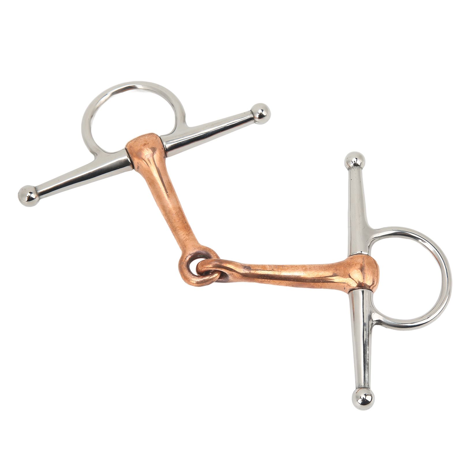 Horse Full Cheek Snaffle Stainless Steel Ring Snaffle Bit for Outdoor Horse view 2