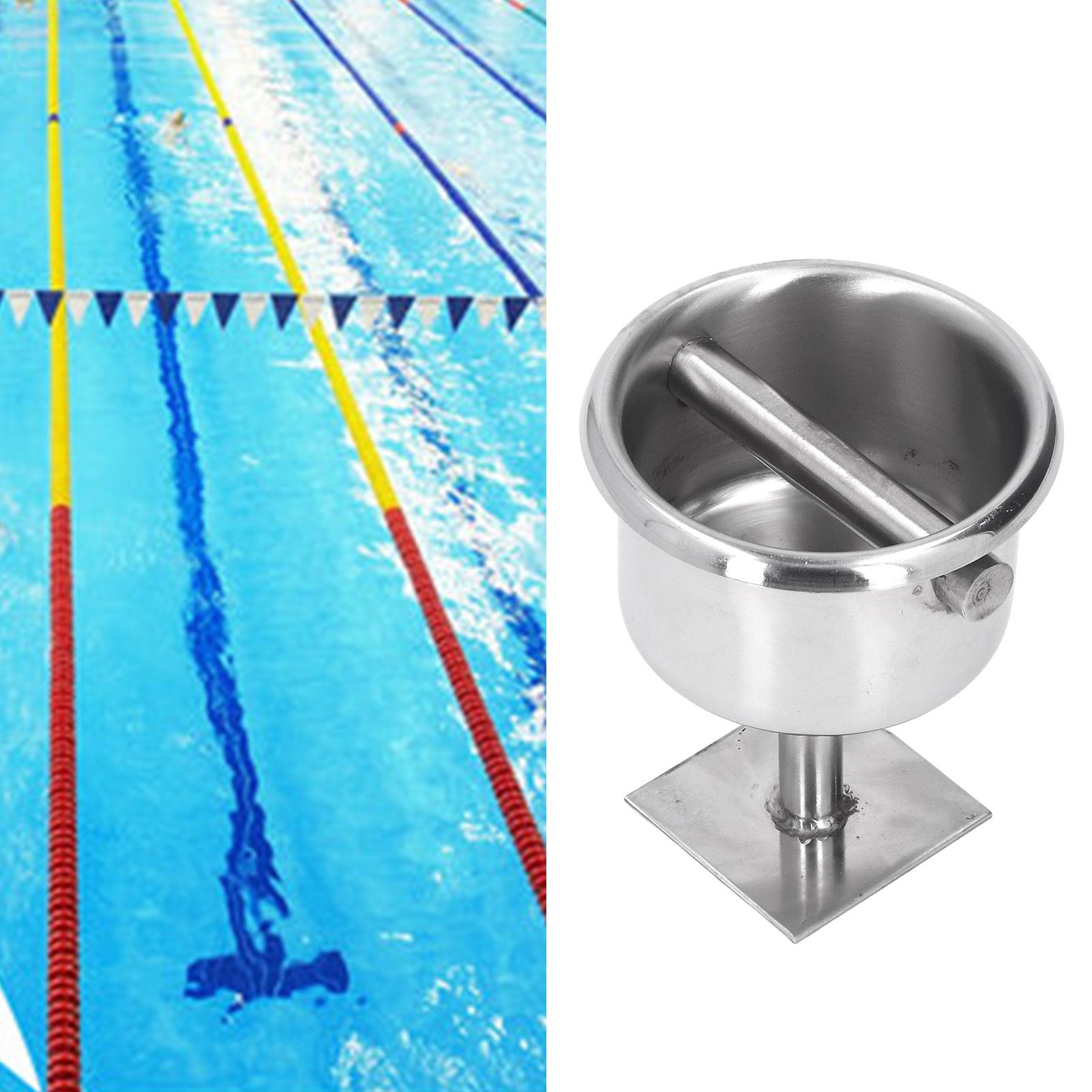 Float Line Rope Fixing Embedded Parts Stainless Steel Swim Lane Accessories view 12