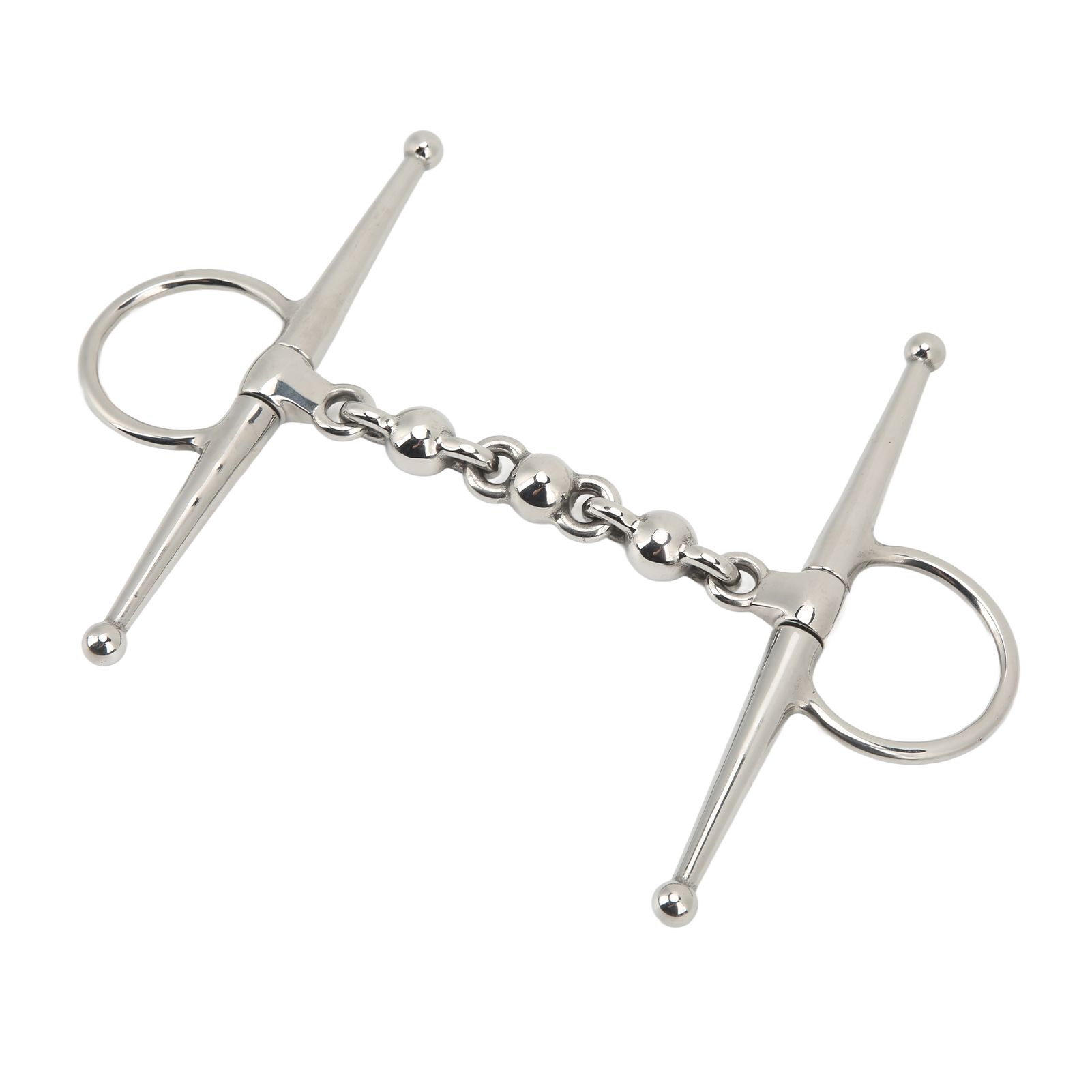 135mm Stainless Steel Horse Mouth Bit Horse Mouth Riding Full Cheek Snaffle view 2
