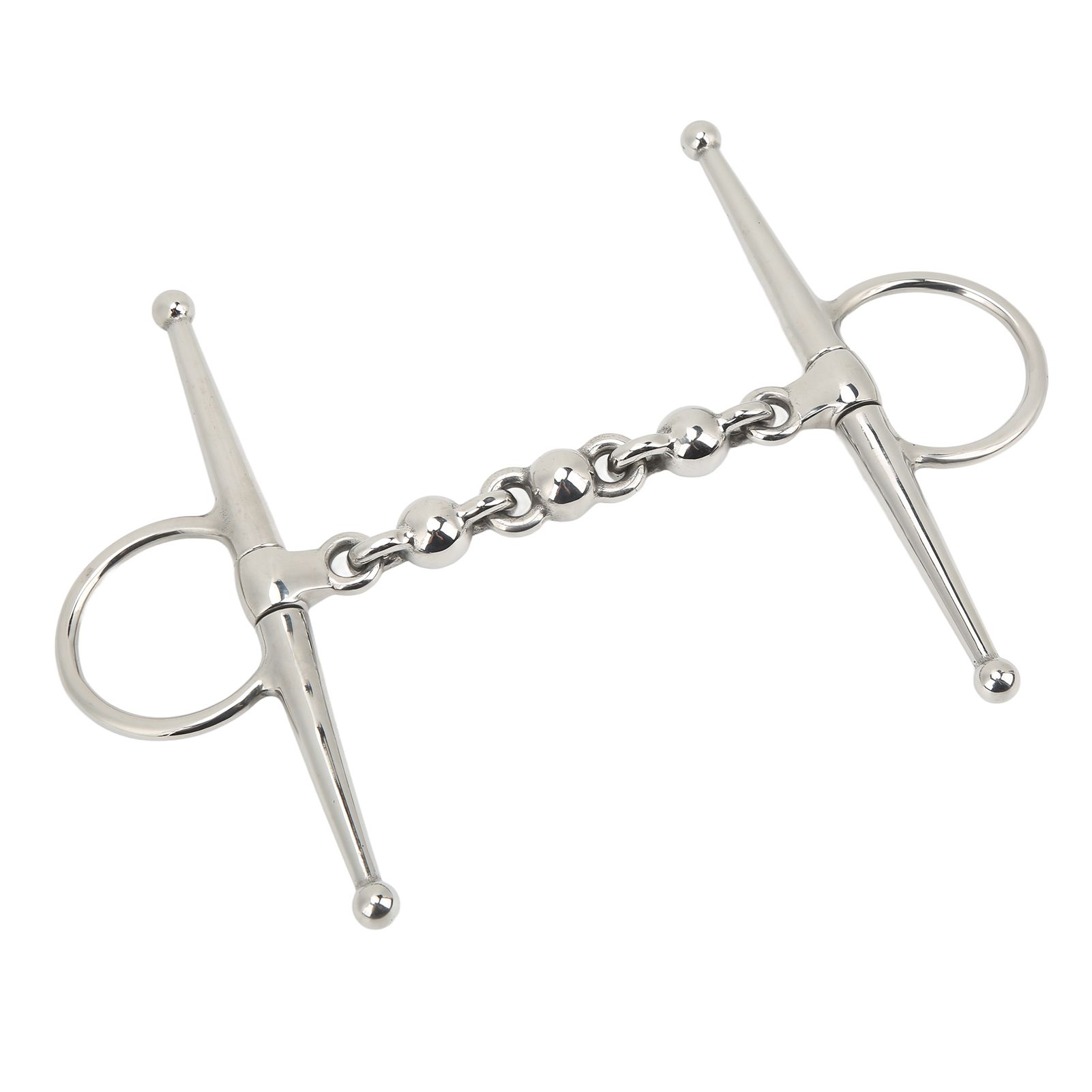 135mm Stainless Steel Horse Mouth Bit Horse Mouth Riding Full Cheek Snaffle view 3