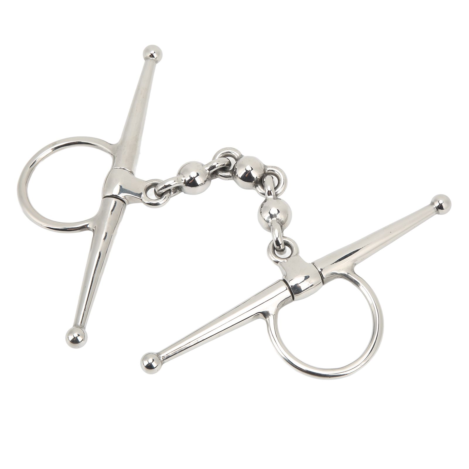 135mm Stainless Steel Horse Mouth Bit Horse Mouth Riding Full Cheek Snaffle view 4