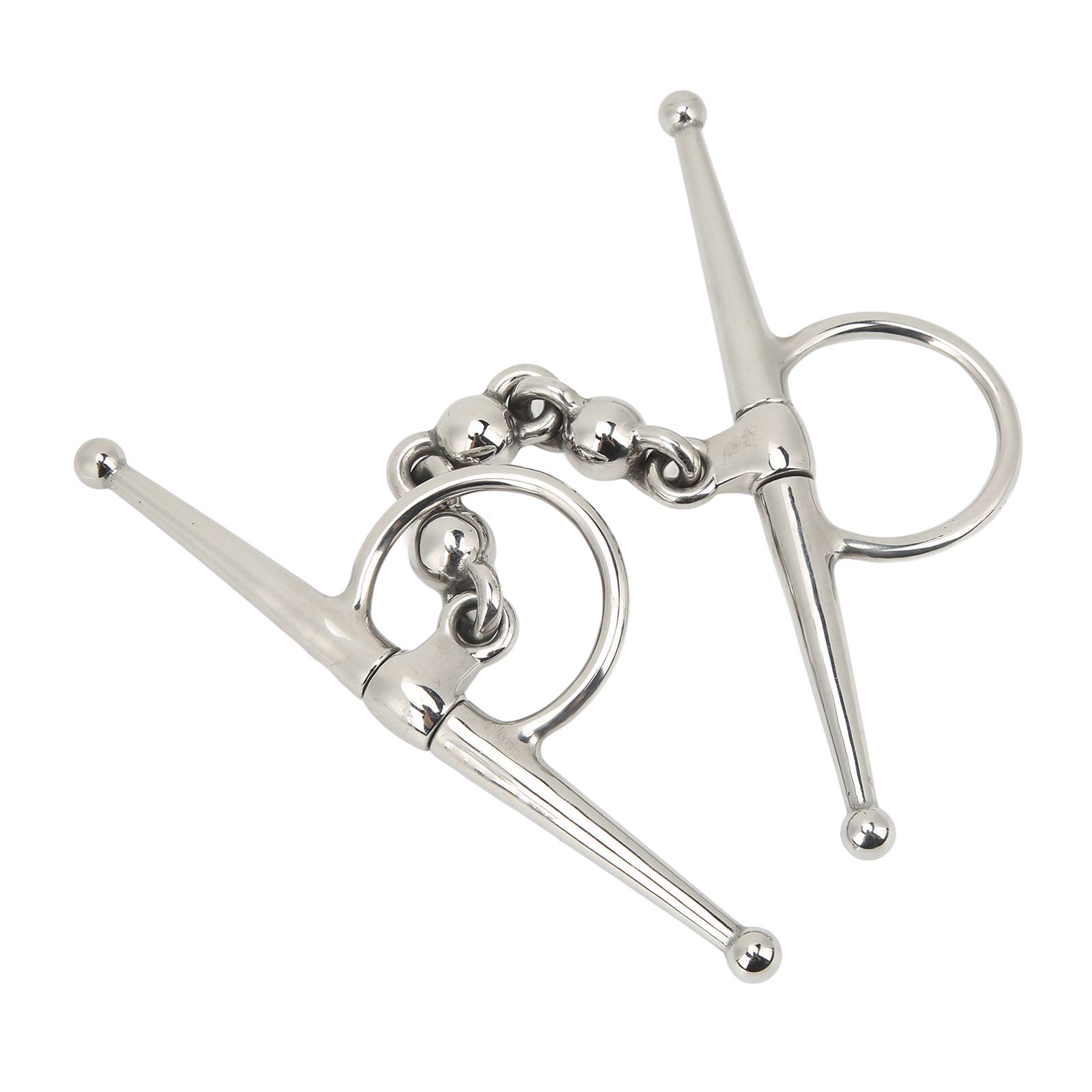 135mm Stainless Steel Horse Mouth Bit Horse Mouth Riding Full Cheek Snaffle view 5