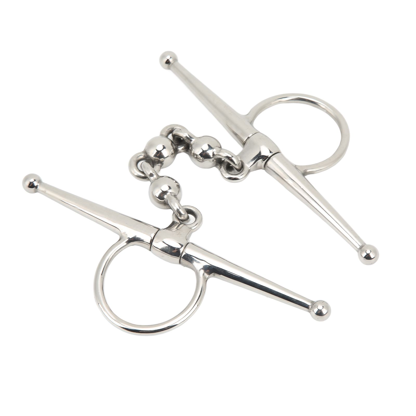 135mm Stainless Steel Horse Mouth Bit Horse Mouth Riding Full Cheek Snaffle view 6