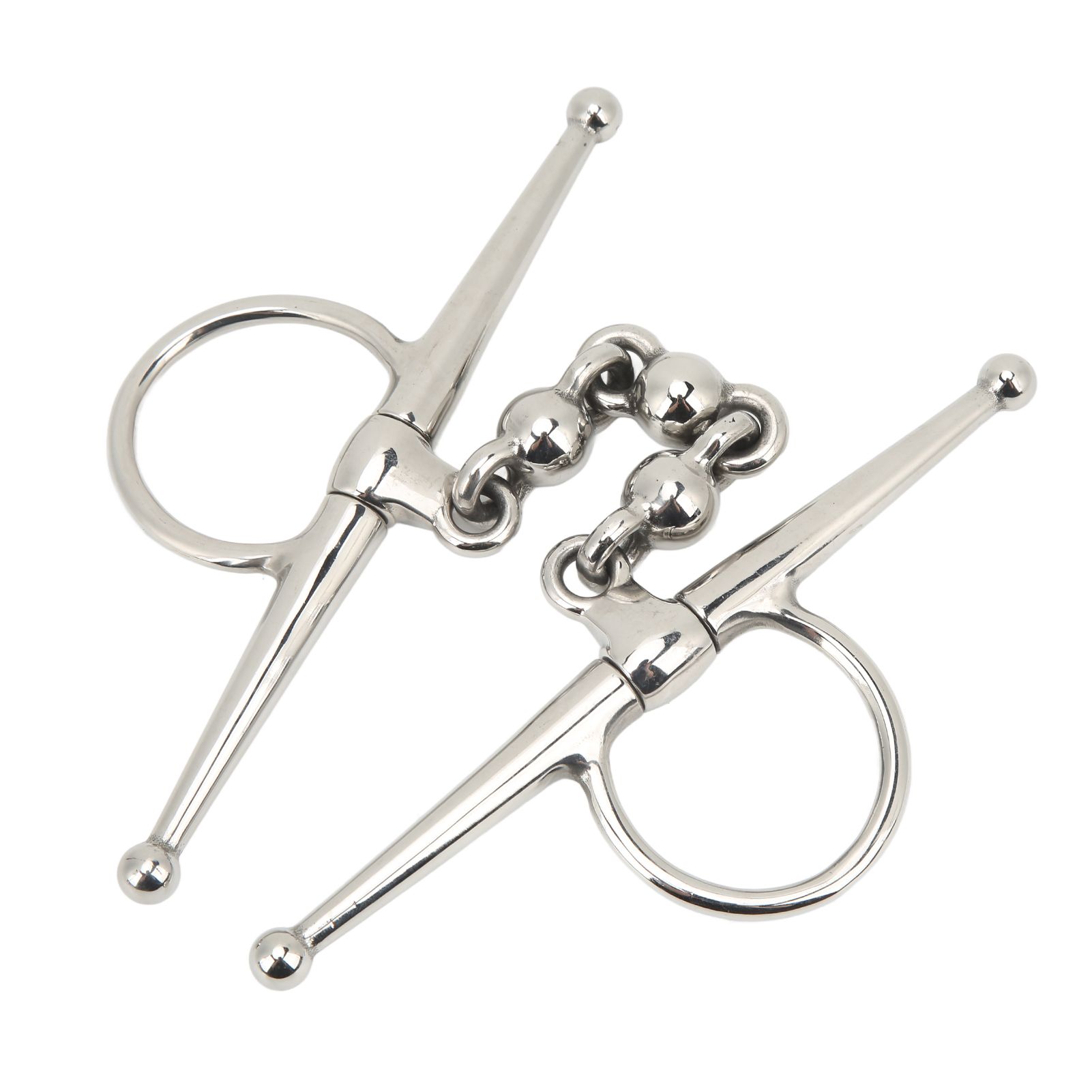 135mm Stainless Steel Horse Mouth Bit Horse Mouth Riding Full Cheek Snaffle view 7