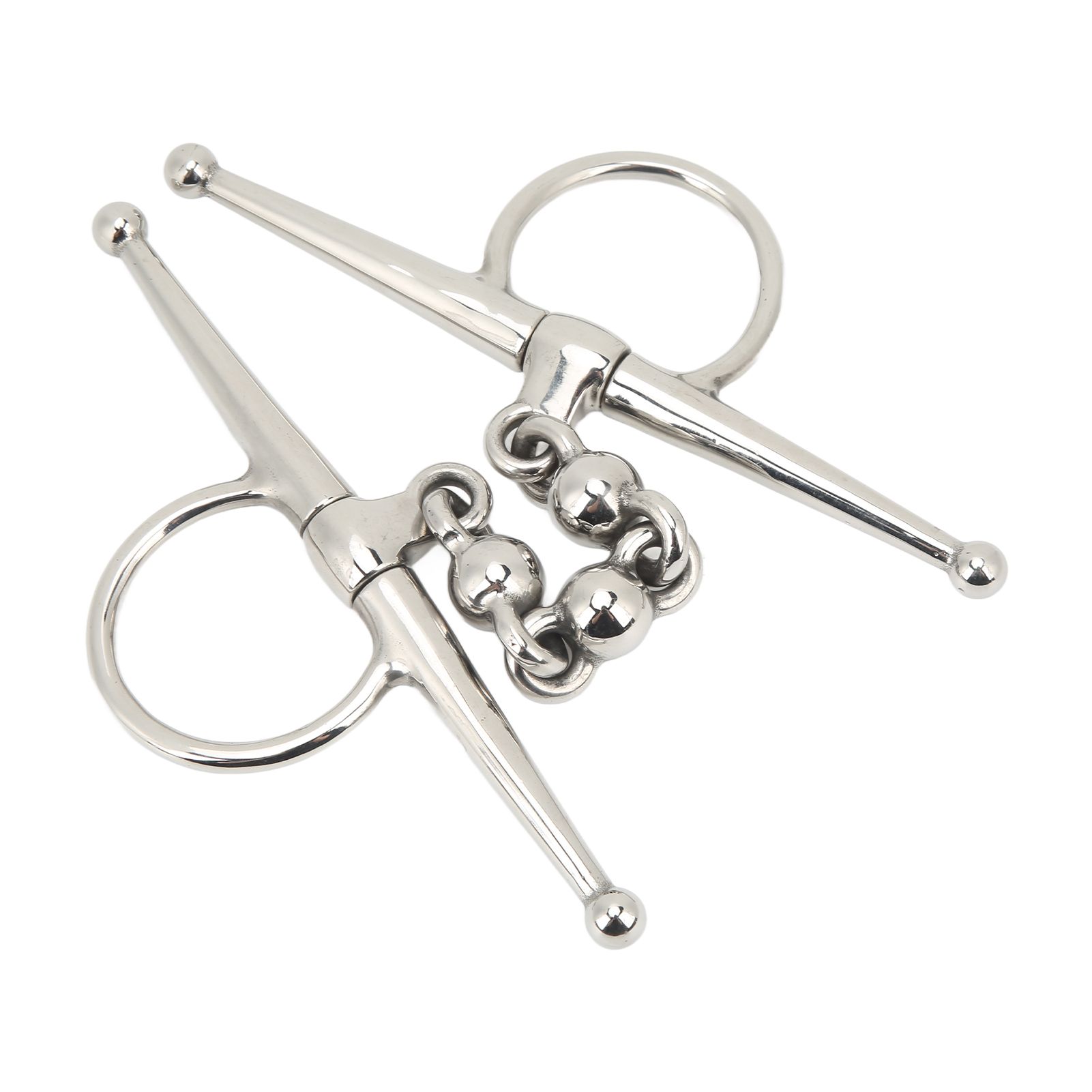 135mm Stainless Steel Horse Mouth Bit Horse Mouth Riding Full Cheek Snaffle view 8
