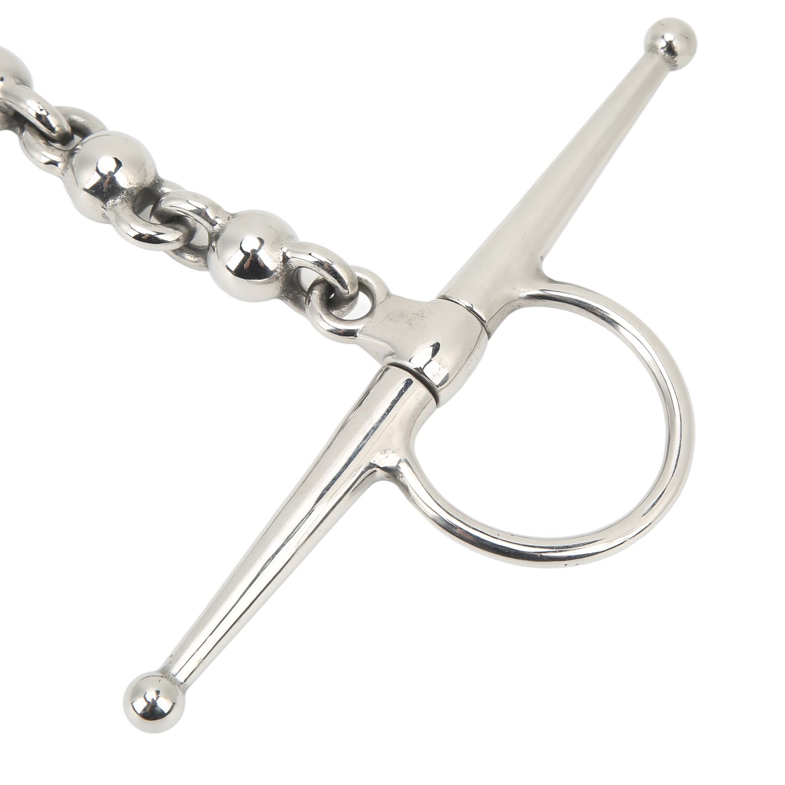 135mm Stainless Steel Horse Mouth Bit Horse Mouth Riding Full Cheek Snaffle view 15