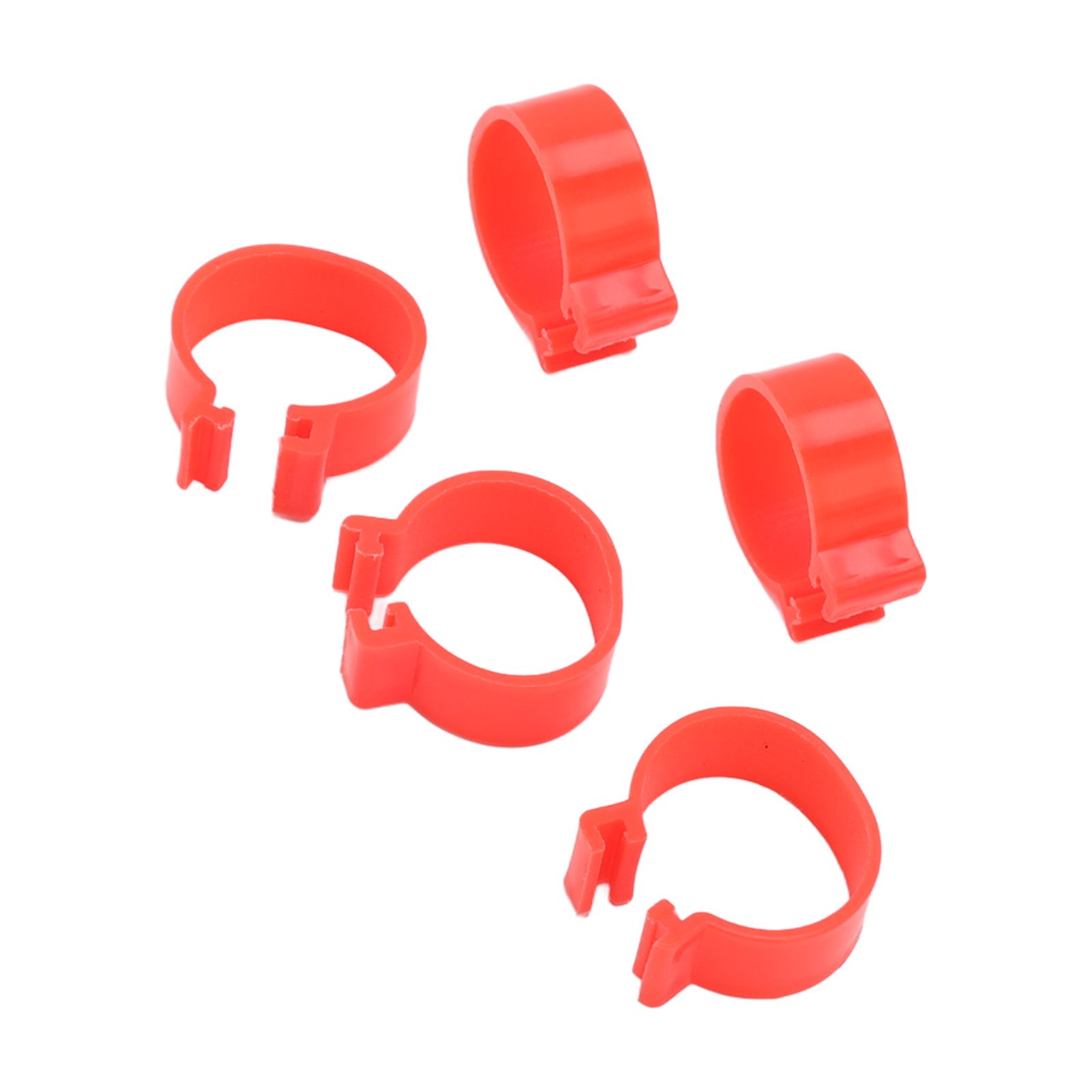 100pcs Poultry Feet Rings PP Plastic Reusable Chicken Duck Goose Leg Bands for view 7