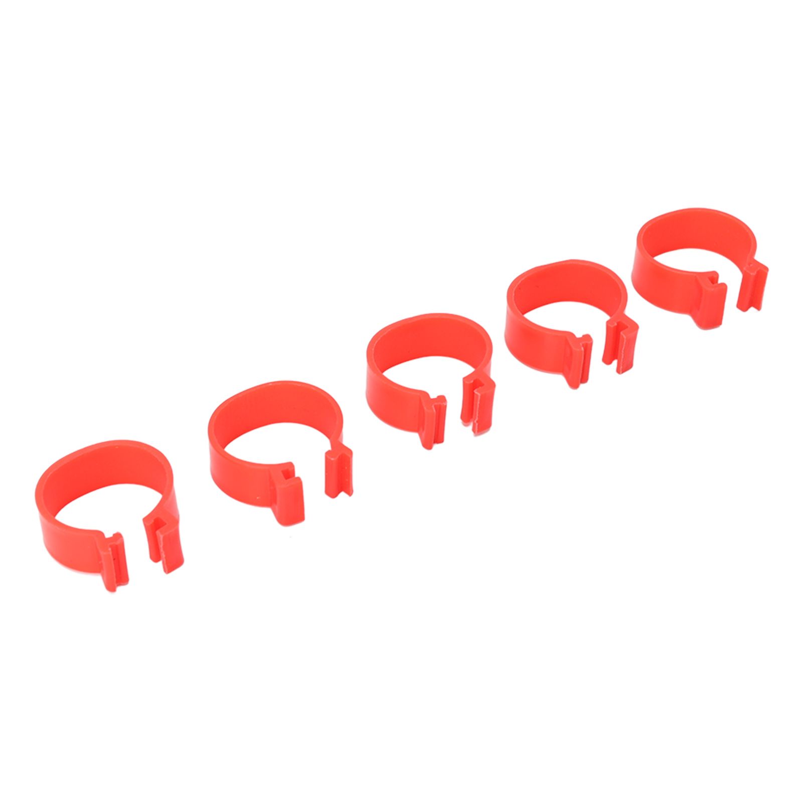 100pcs Poultry Feet Rings PP Plastic Reusable Chicken Duck Goose Leg Bands for view 9