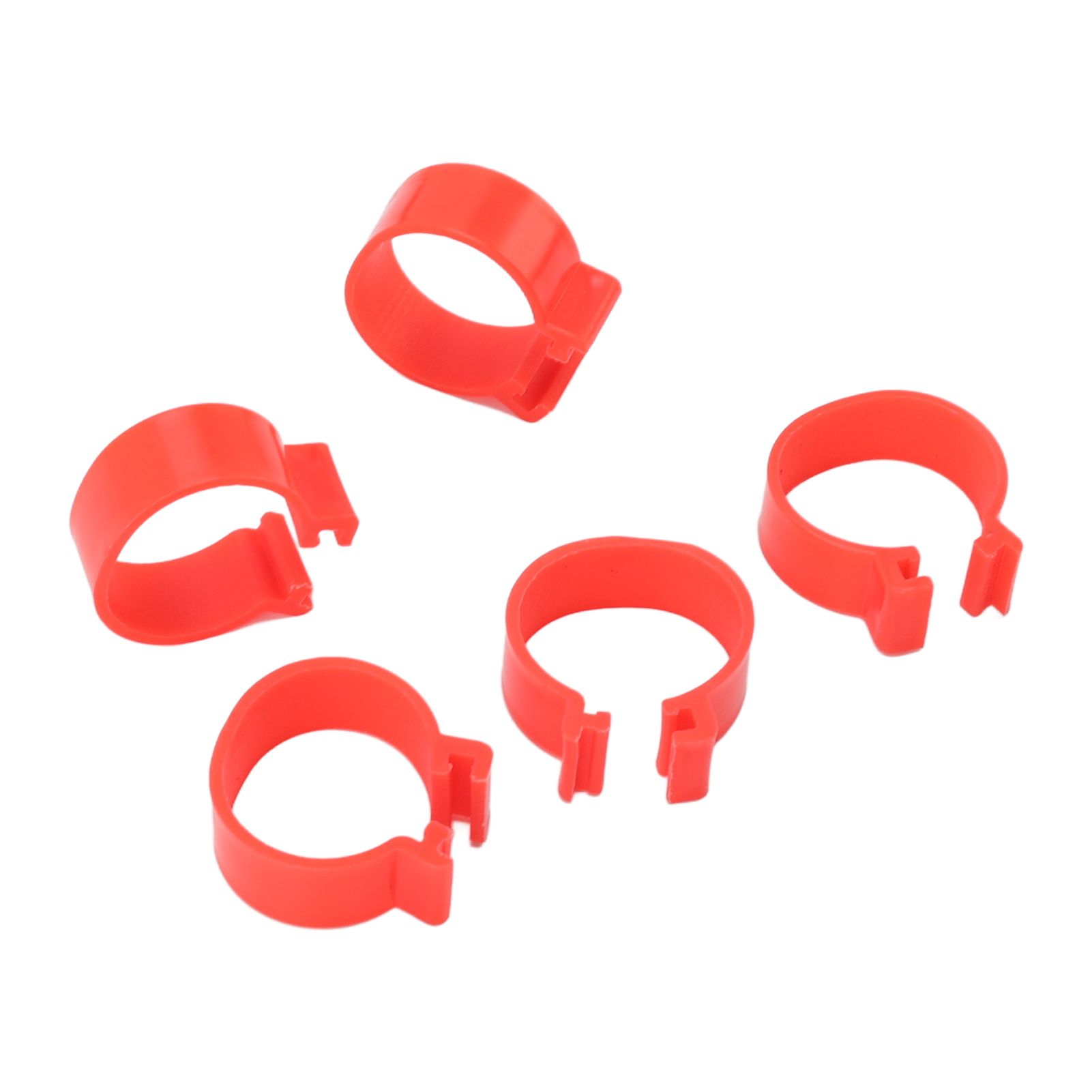 100pcs Poultry Feet Rings PP Plastic Reusable Chicken Duck Goose Leg Bands for view 10