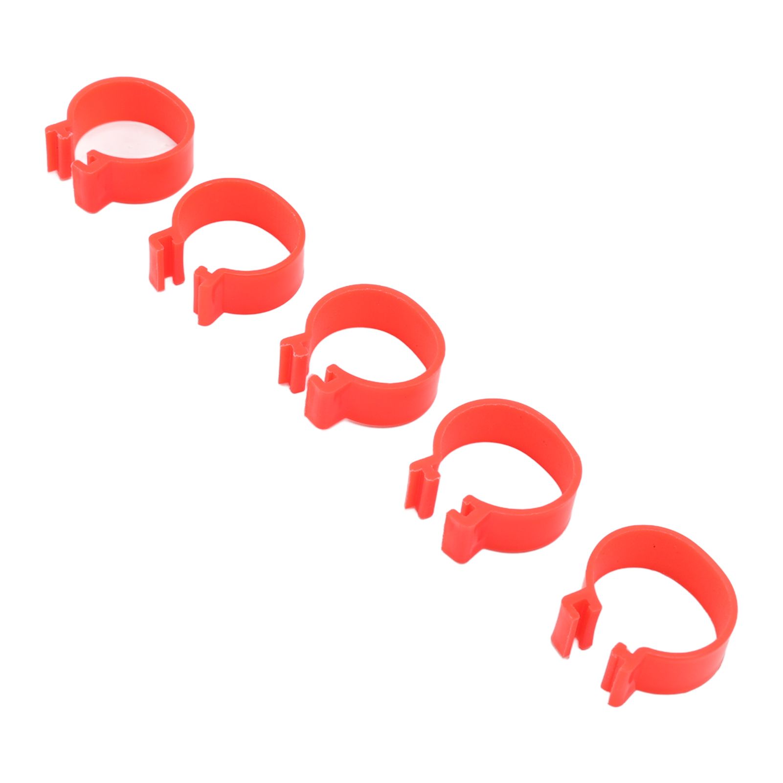 100pcs Poultry Feet Rings PP Plastic Reusable Chicken Duck Goose Leg Bands for view 8