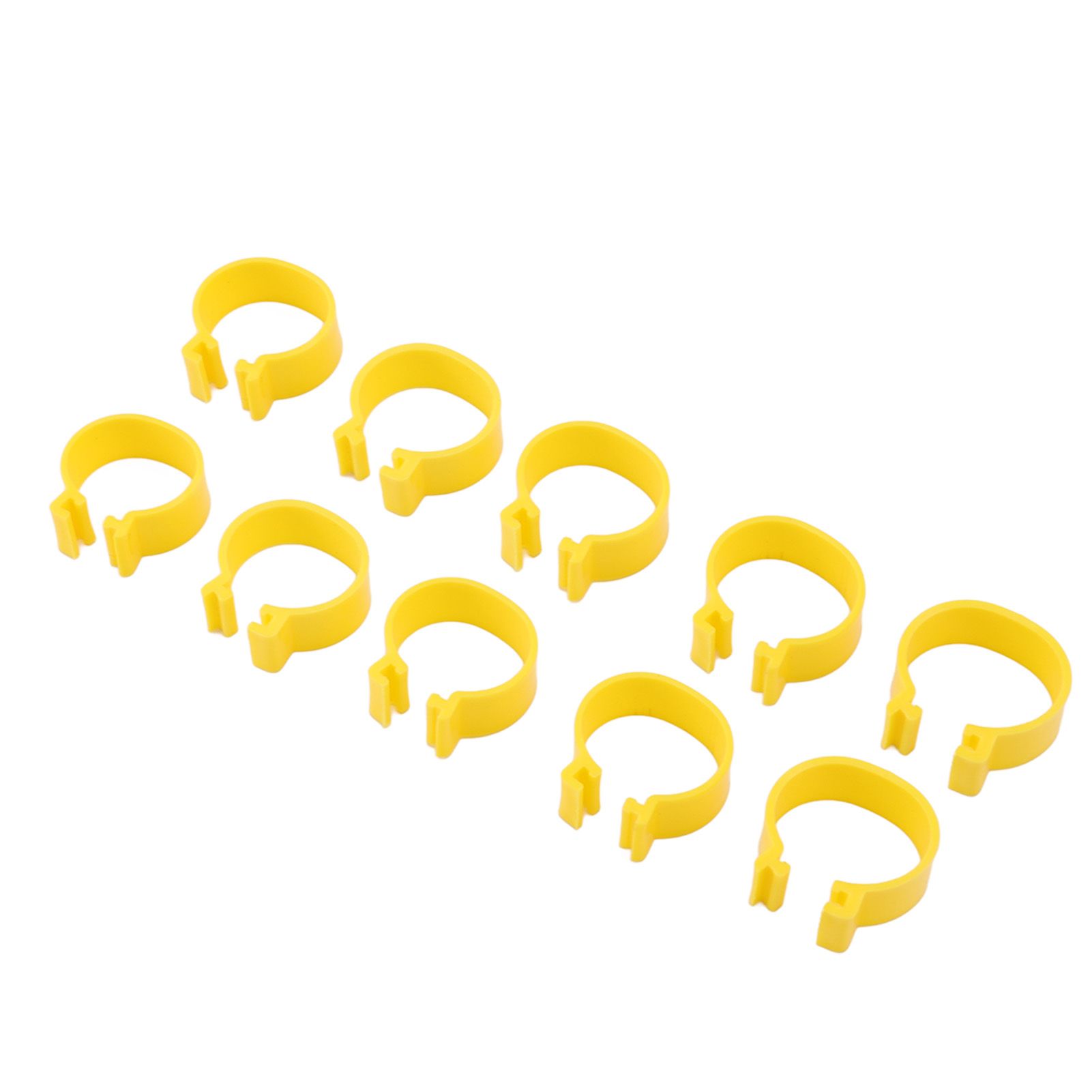 100PCS Chicken Ankle Rings Reusable Plastic Duck Leg Bands Clips For Breeding view 6