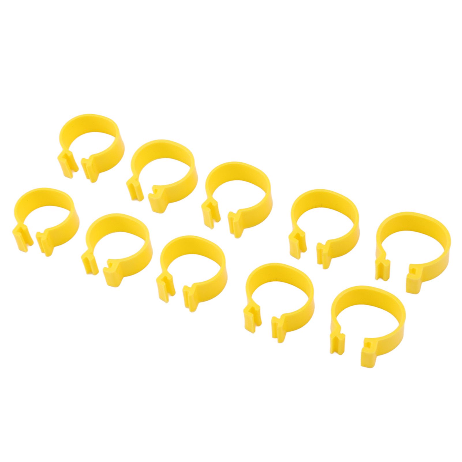 100PCS Chicken Ankle Rings Reusable Plastic Duck Leg Bands Clips For Breeding view 10