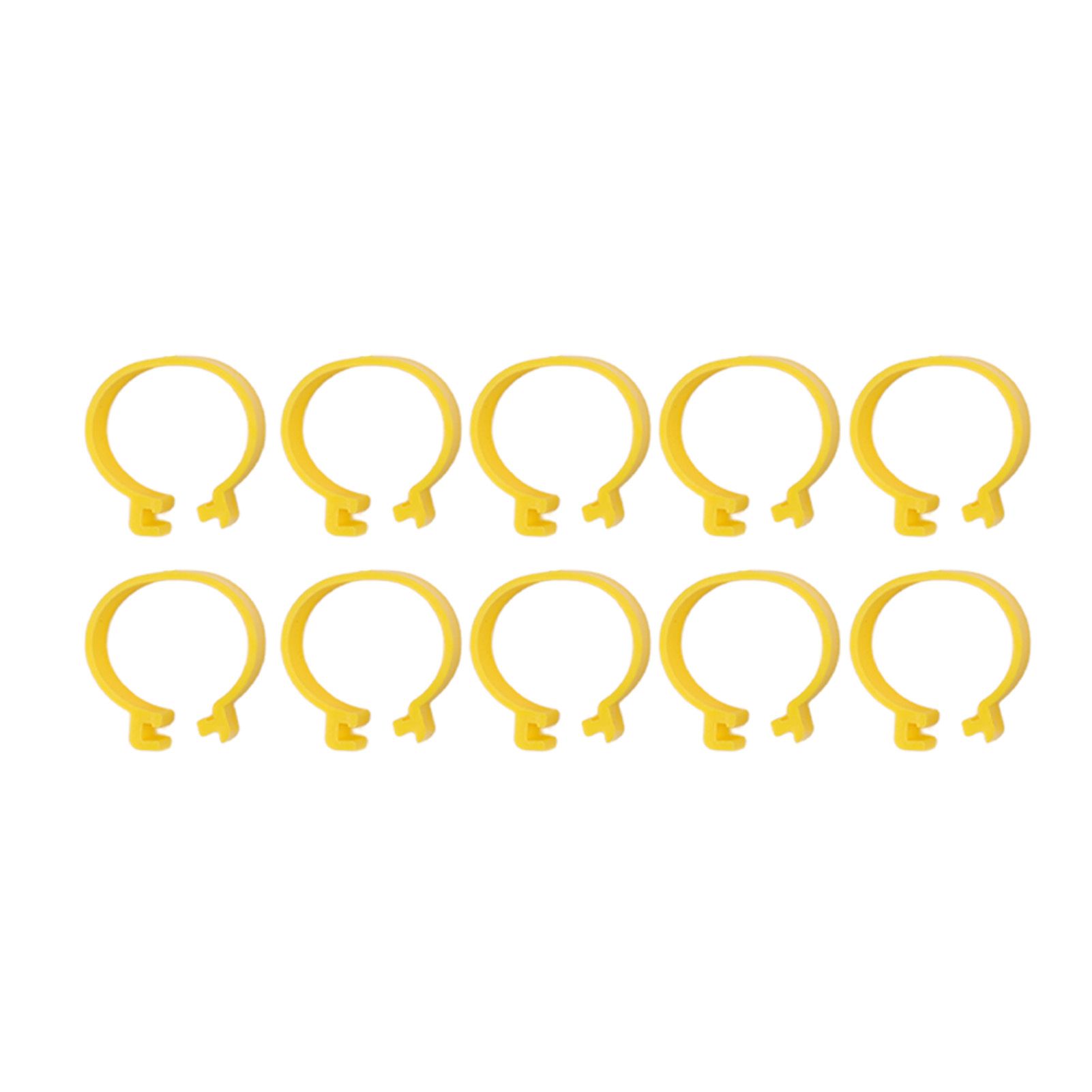 100PCS Chicken Ankle Rings Reusable Plastic Duck Leg Bands Clips For Breeding view 2