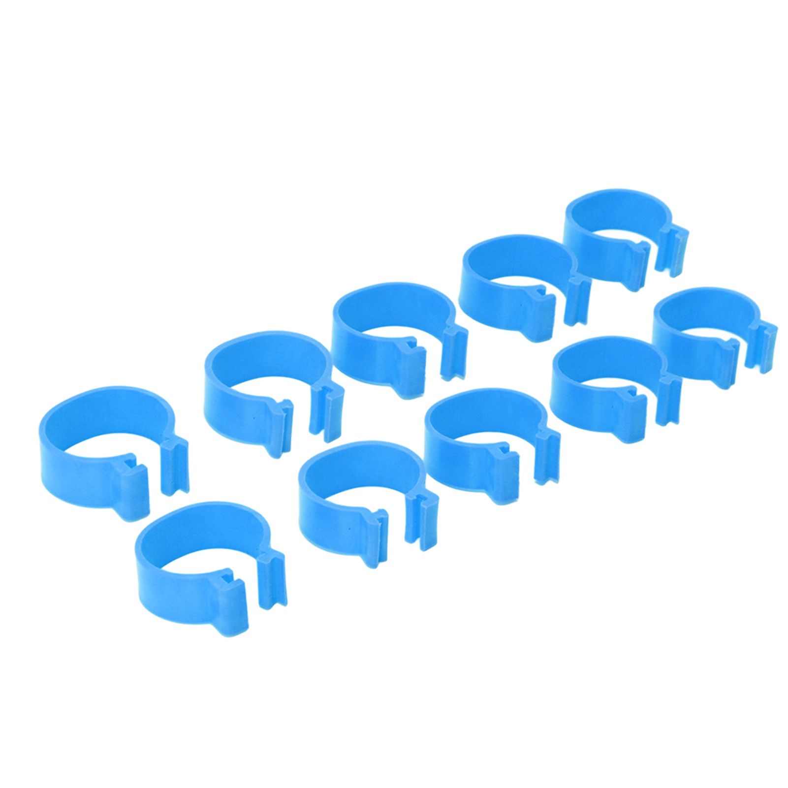 100Pcs Poultry Foot Ring Chicken Bird Duck Identification Leg Bands Open Type view 8