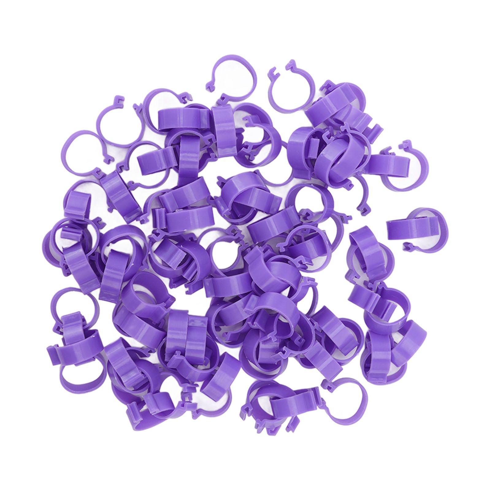 100 PCS Chicken Foot Ring Duck Hen Goose Legs Rings Clip Poultry Foot Ring view 2