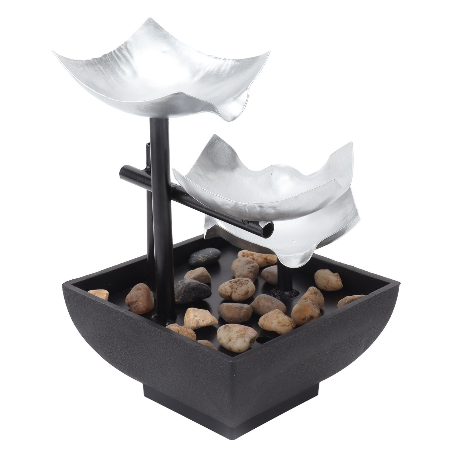 5V Water Fountain Ornament Rock Garden Flowing Water Decoration Home Desktop view 2