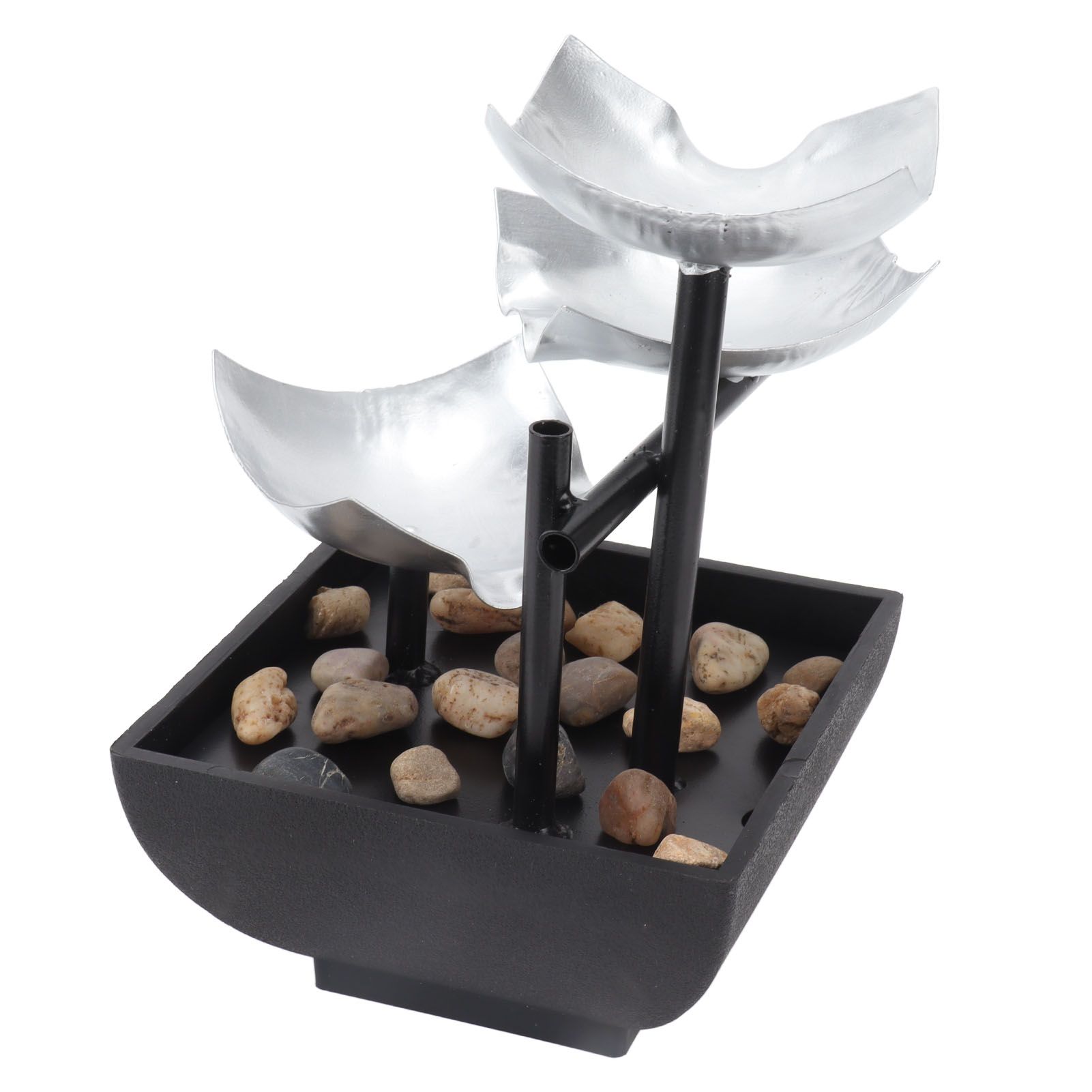 5V Water Fountain Ornament Rock Garden Flowing Water Decoration Home Desktop view 3