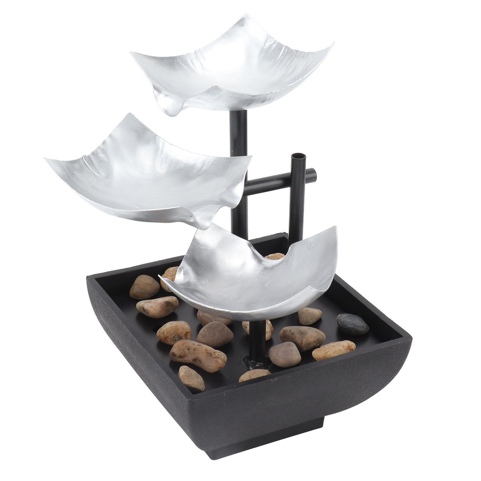 5V Water Fountain Ornament Rock Garden Flowing Water Decoration Home Desktop view 4