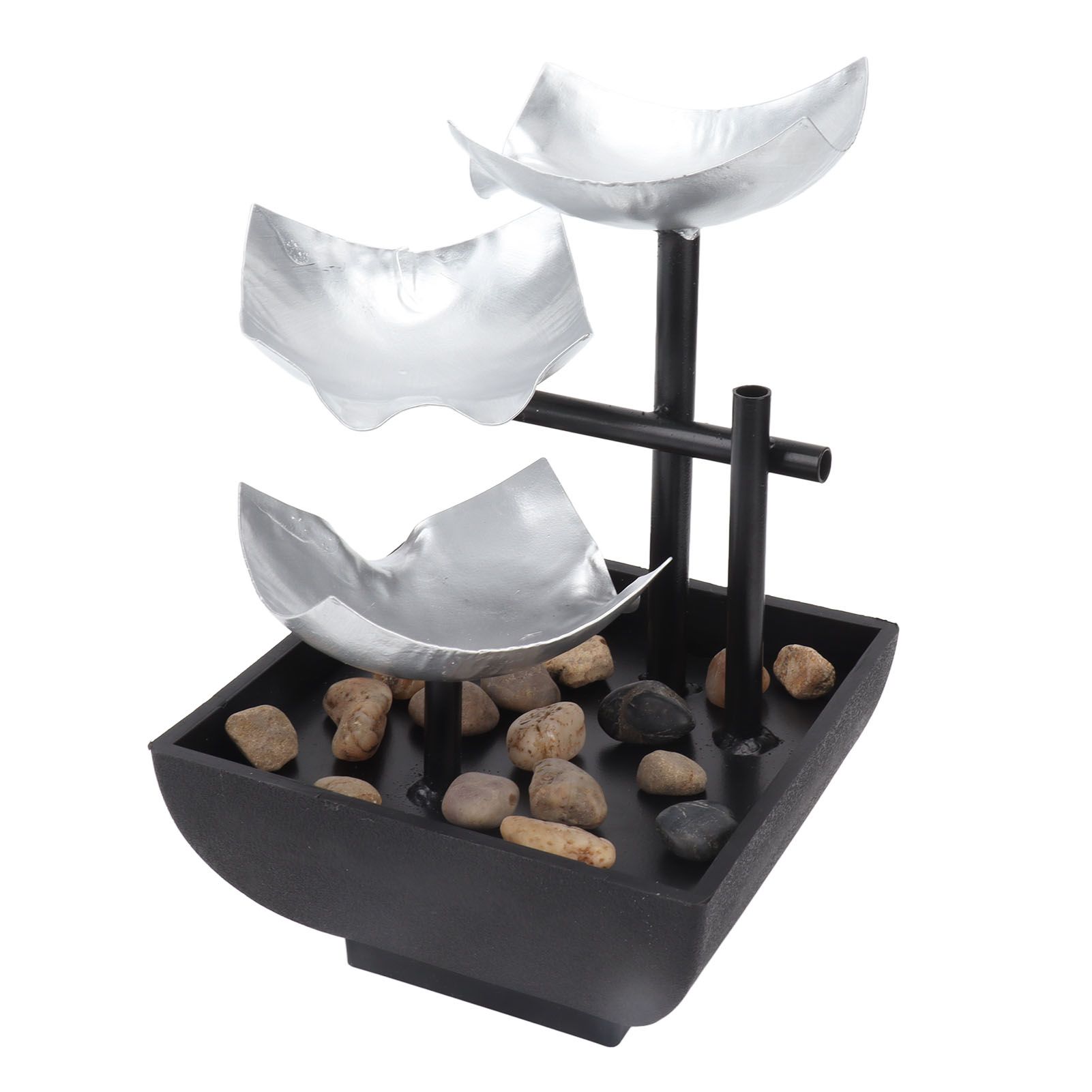 5V Water Fountain Ornament Rock Garden Flowing Water Decoration Home Desktop view 5