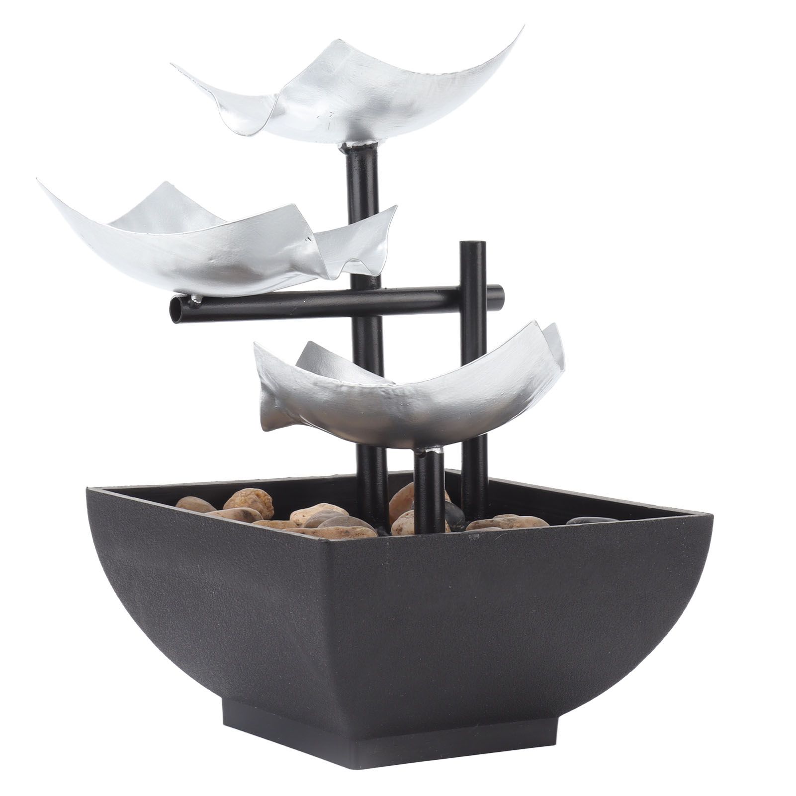 5V Water Fountain Ornament Rock Garden Flowing Water Decoration Home Desktop view 8