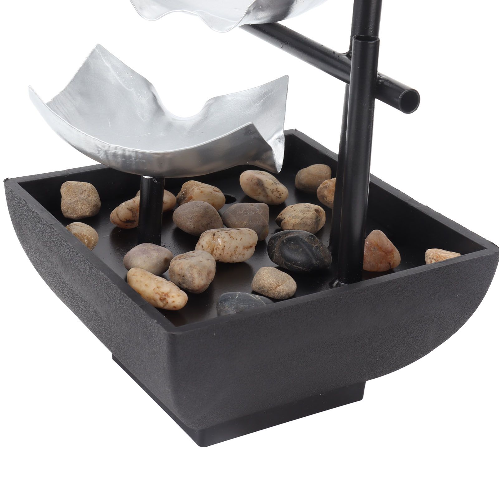 5V Water Fountain Ornament Rock Garden Flowing Water Decoration Home Desktop view 14