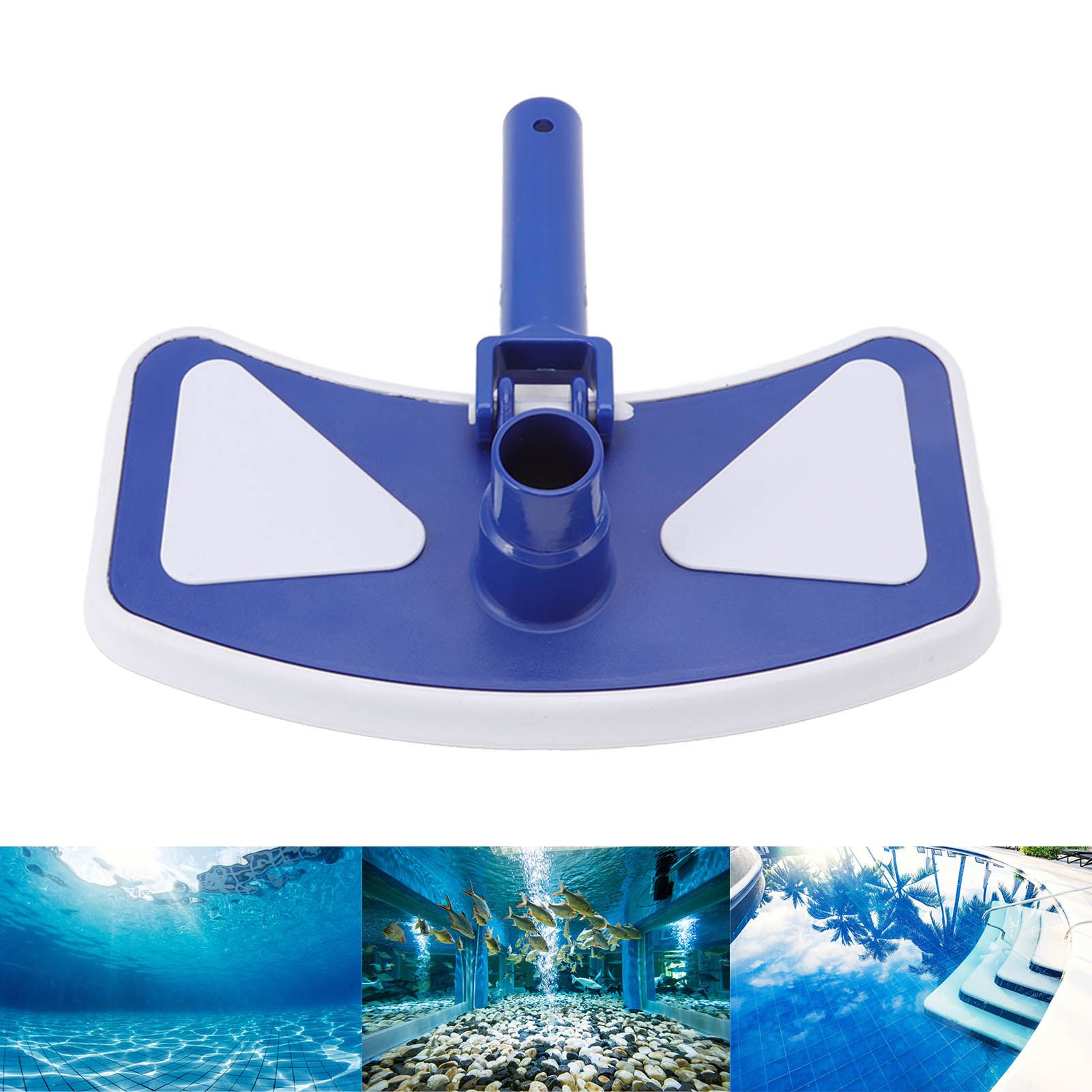 Weighted Butterfly Pool Vacuum Head Swimming Pool Vacuum Head with Wheel Side view 12