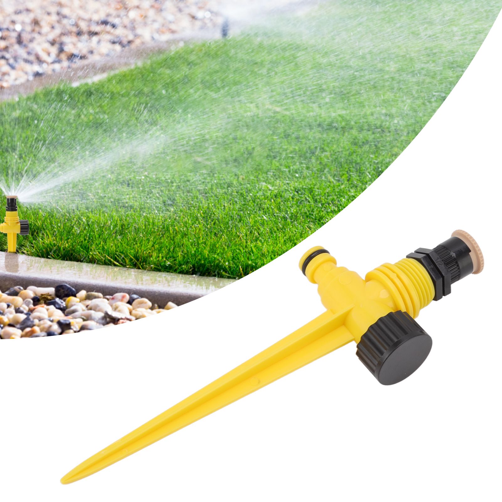 Sprinkler Head Replacement Nozzle 360 Degree Garden Irrigation Green Cooling view 11