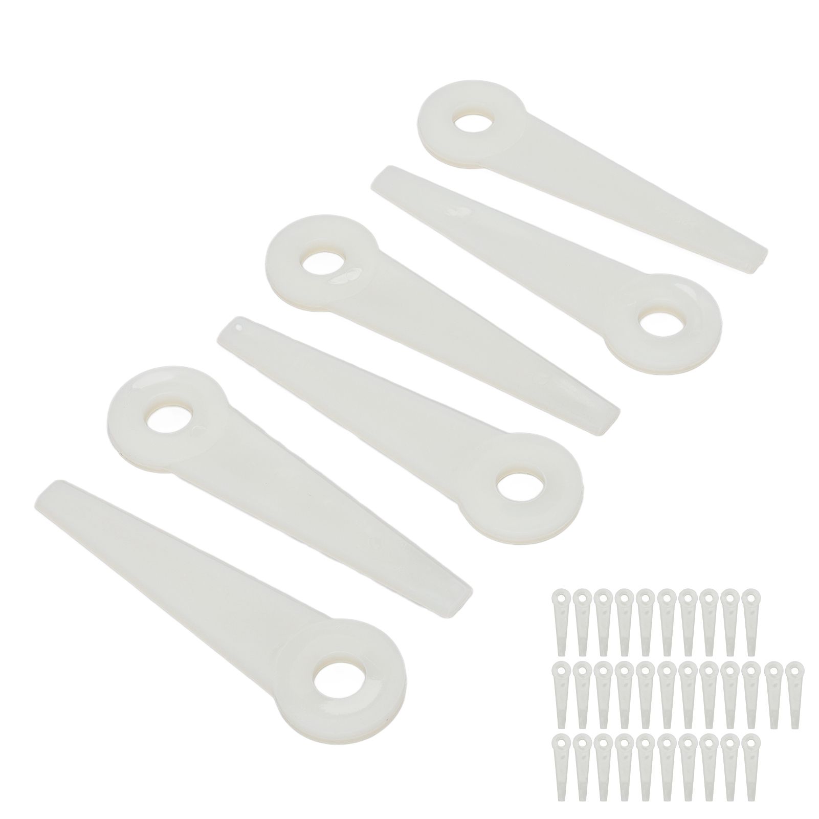 32PCS Plastic Cutter Blades Lawn Mower Blade Replacement Grass Trimmer Head view 9