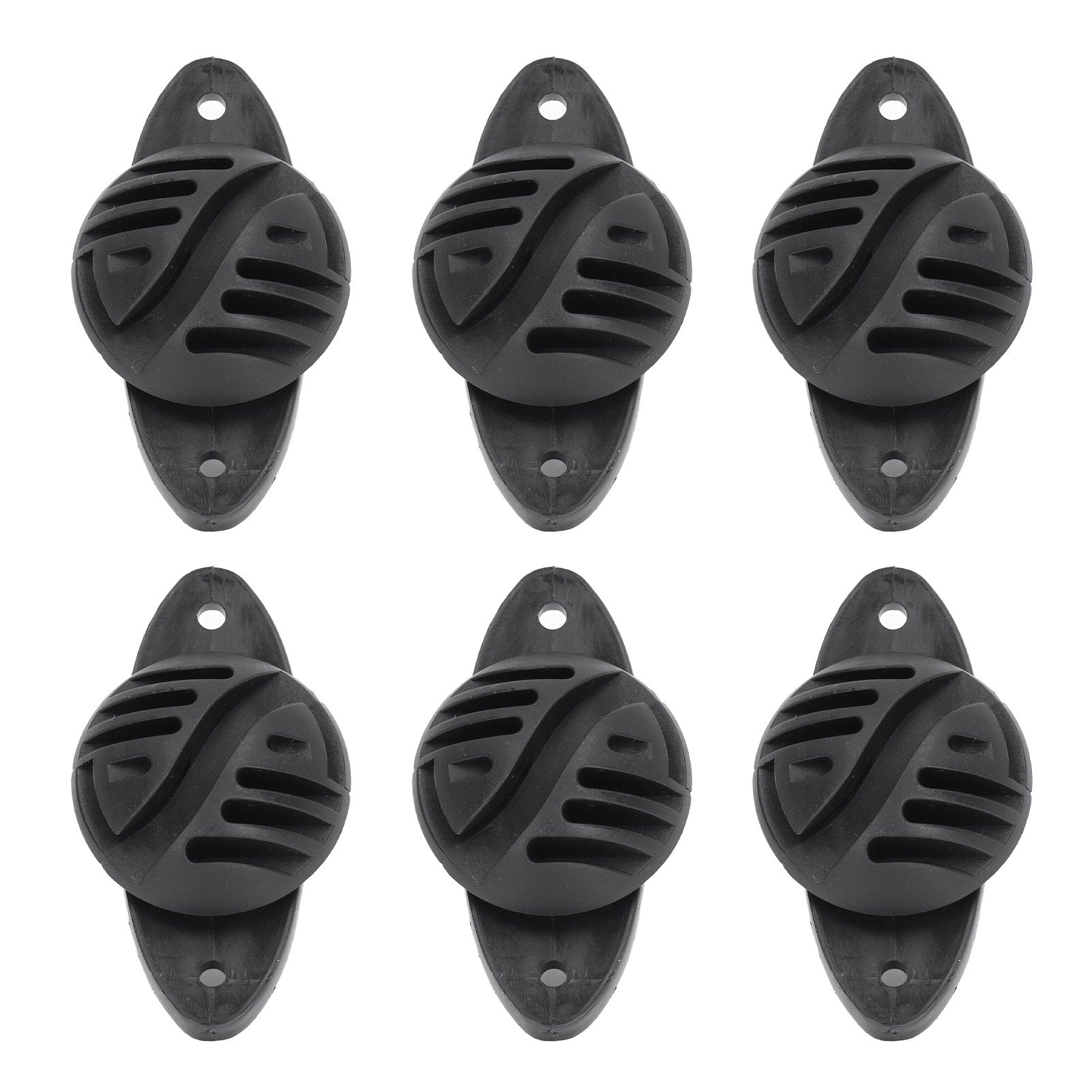 100 PCS Electric Fence Insulator Intermediate Bearing Rod Hemispherical view 10
