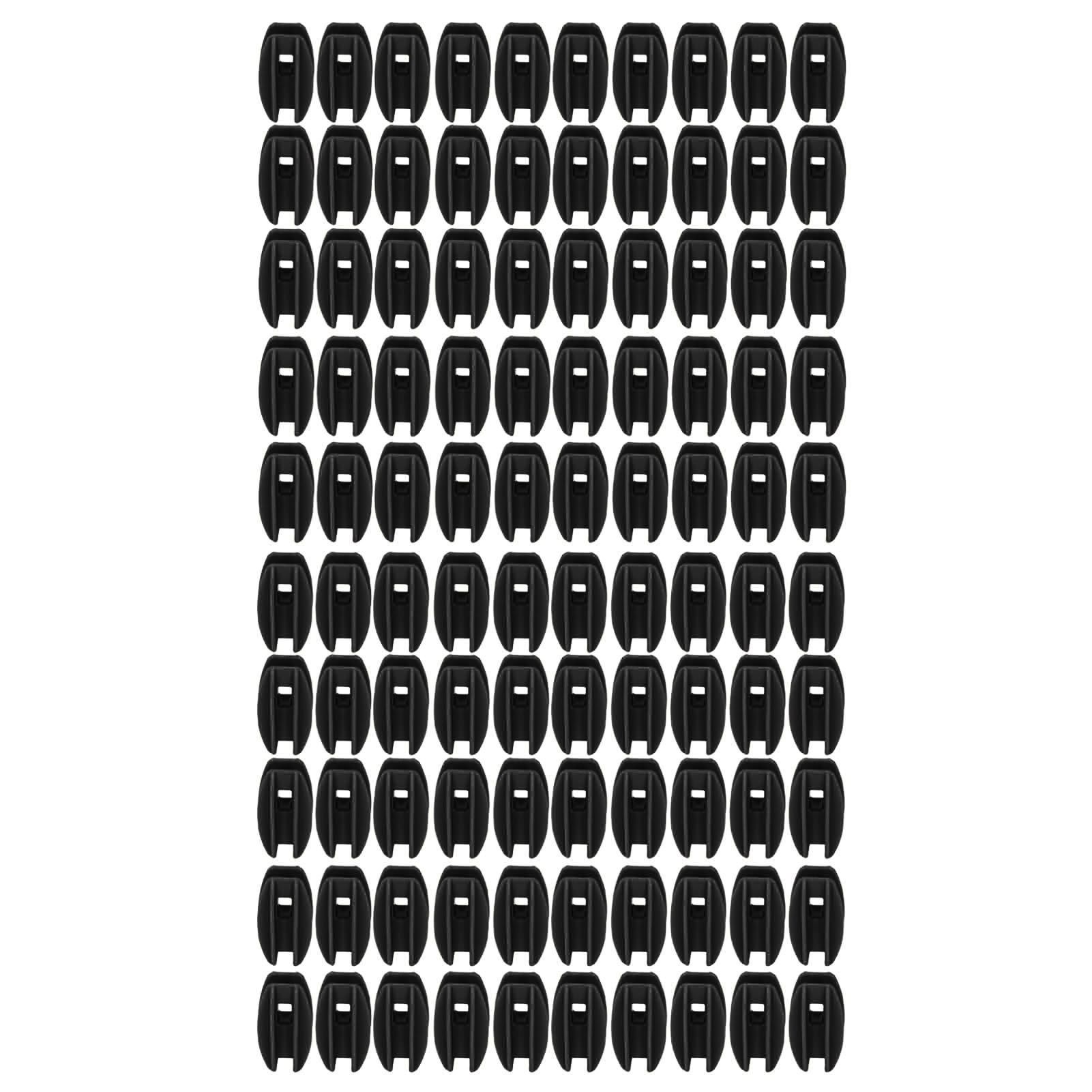 100PCS Electric Fence Insulator Weather Resistant ABS Square Tube Post — image 1