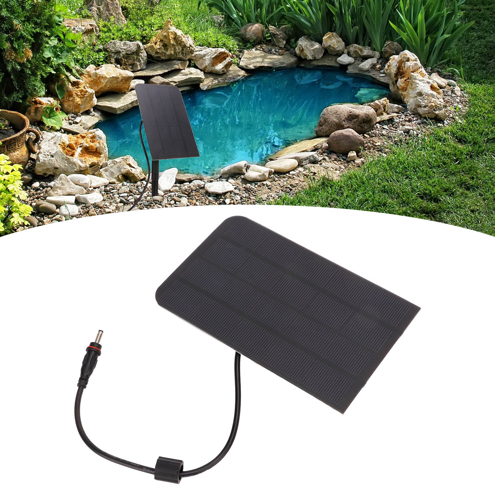Solar Oxygen Pump 2.5W High Power Lightweight Fishing Pool Oxygen Pump for view 11