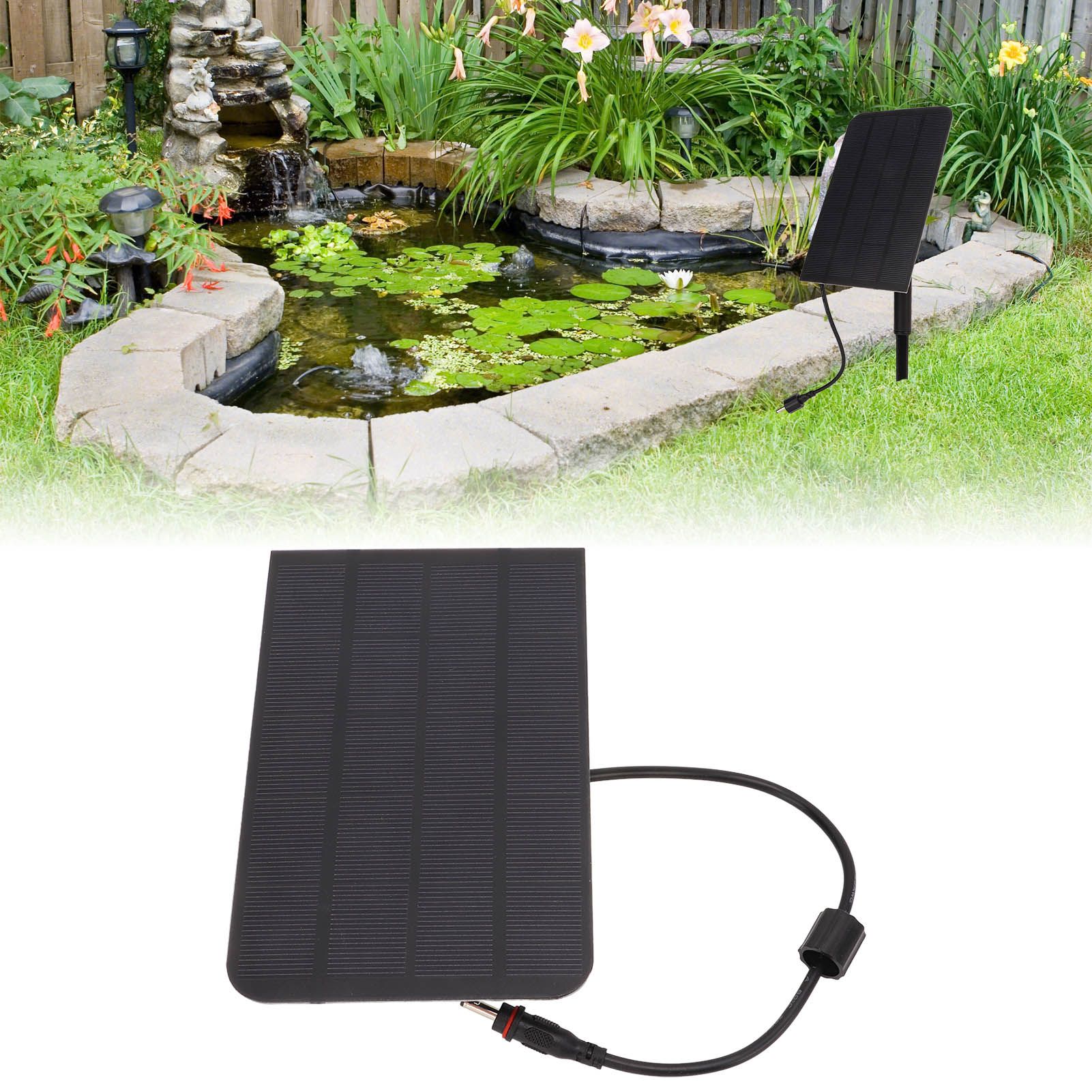 Solar Oxygen Pump 2.5W High Power Lightweight Fishing Pool Oxygen Pump for view 12