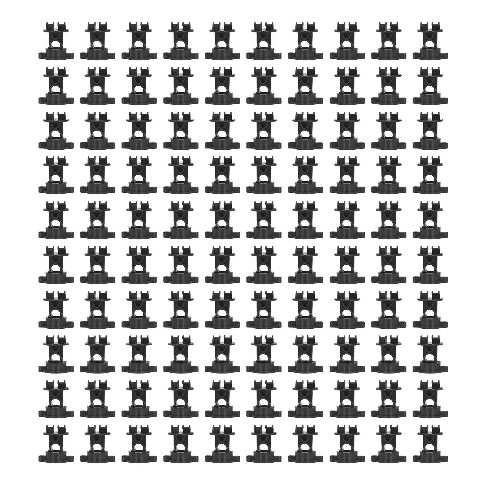 100pcs Insulator ABS 55mm Length 48mm Width Bolt Type Insulators for Electric — image 1