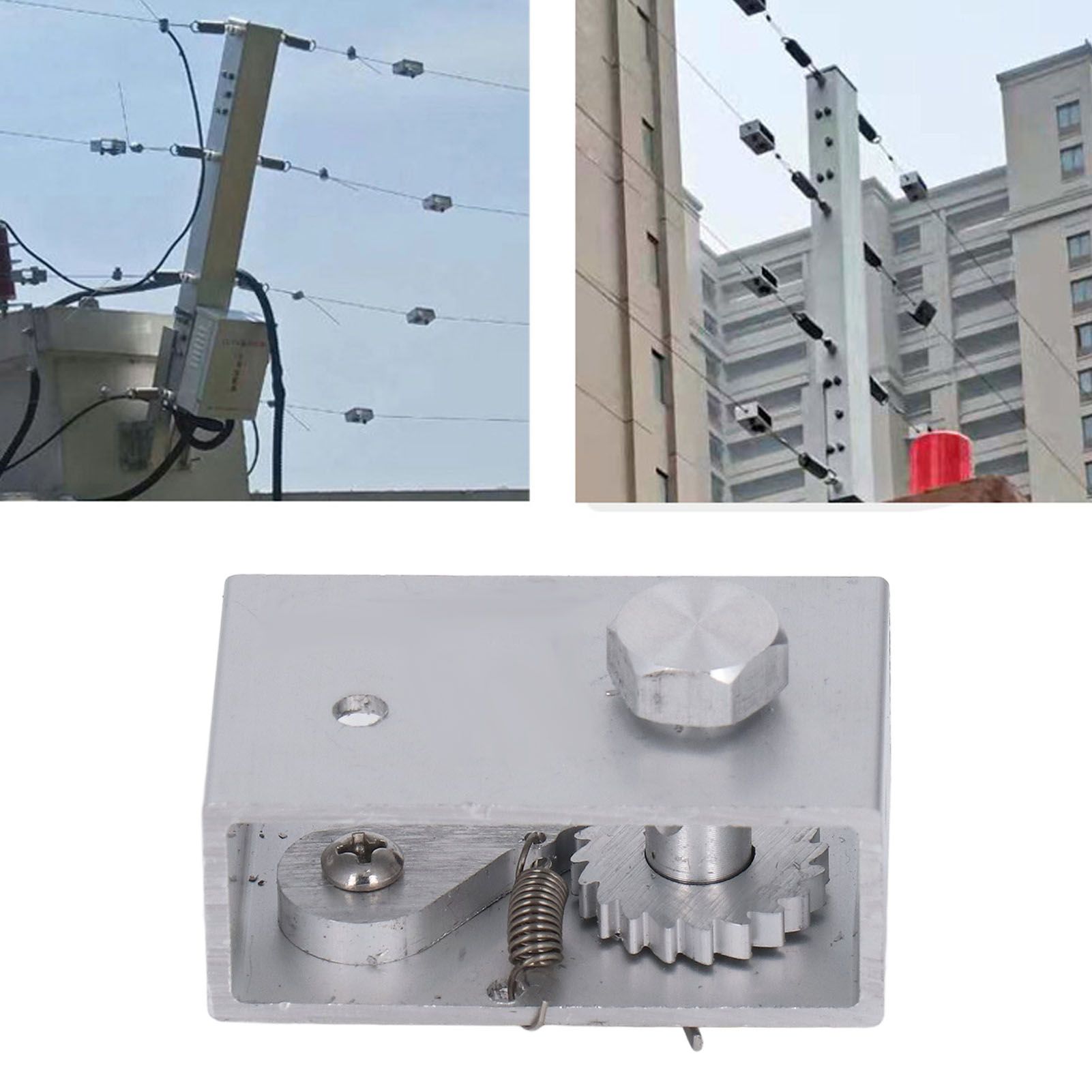 10pcs Electric Fence Wire Tensioner Aluminum Alloy Tension Fence Inline view 11