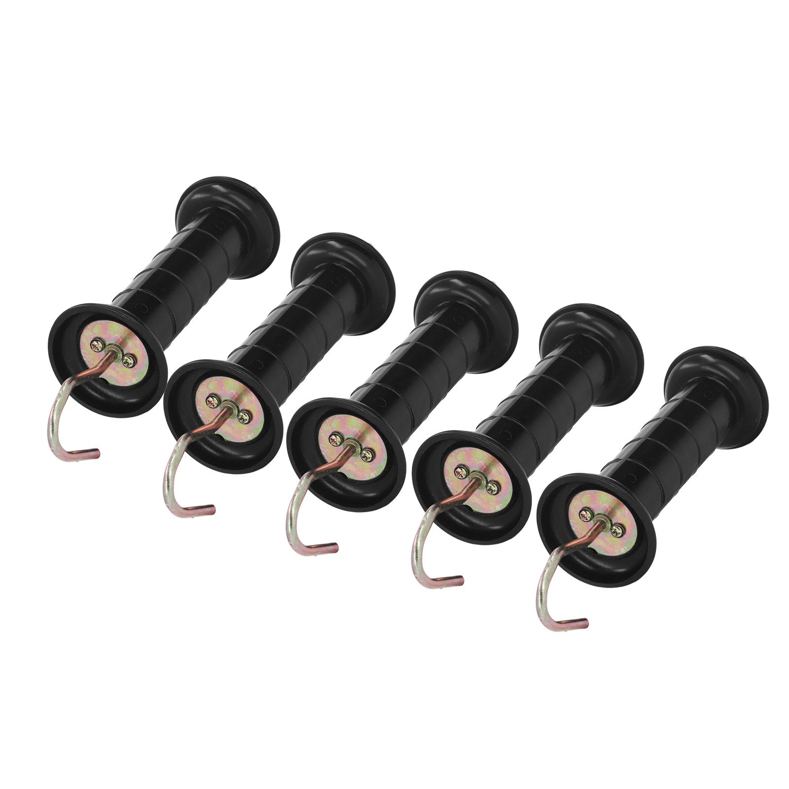 5Pcs Electric Fence Handle Insulated Gate Grip Bar with Metal Hook for Farm view 6